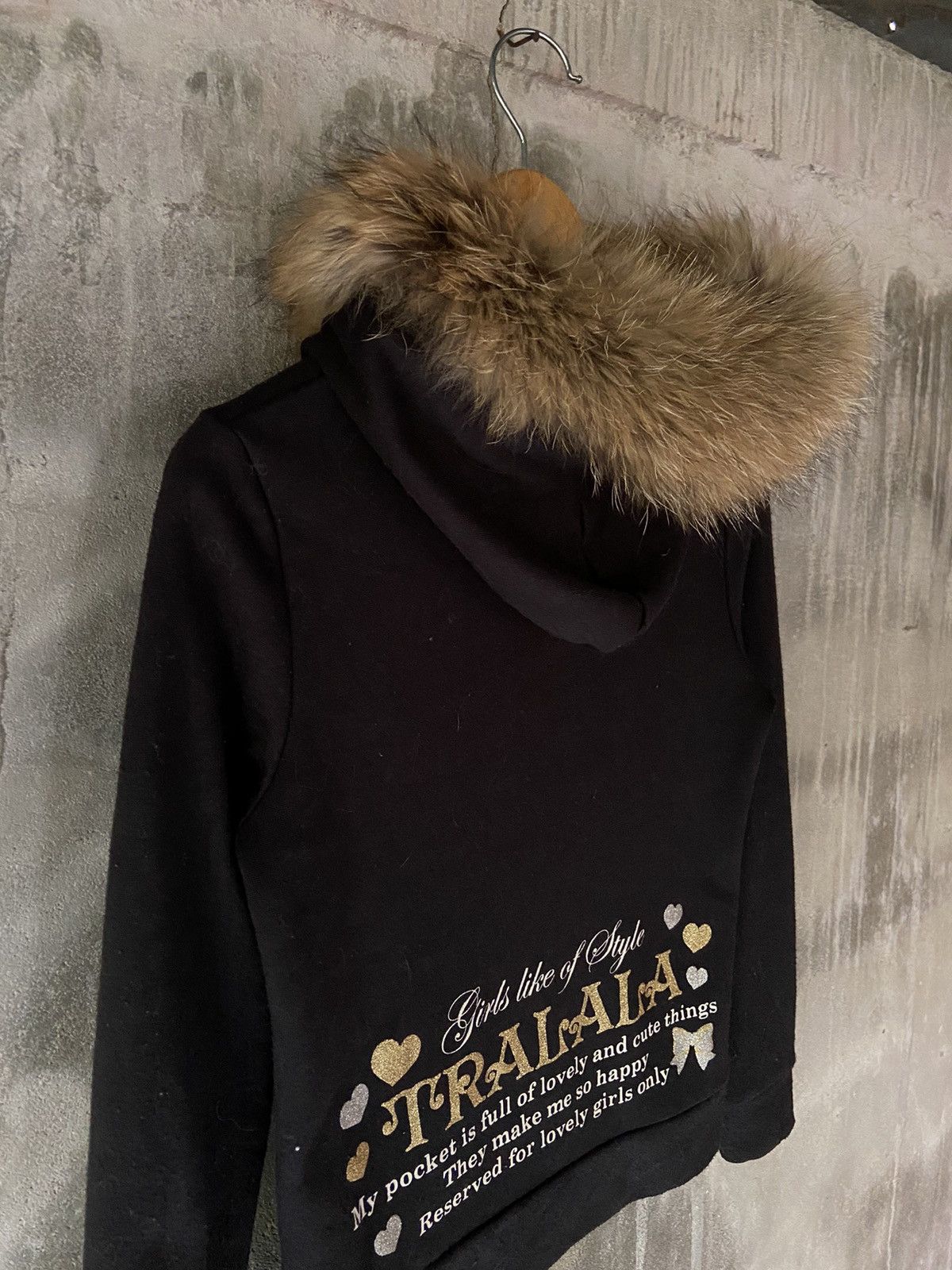 Hysteric Glamour × If Six Was Nine × Japanese Brand TRALALA GIRL LIKE OF STYLE FUR ZIP HOODIE Size US XS / EU 42 / 0 - 11 Thumbnail