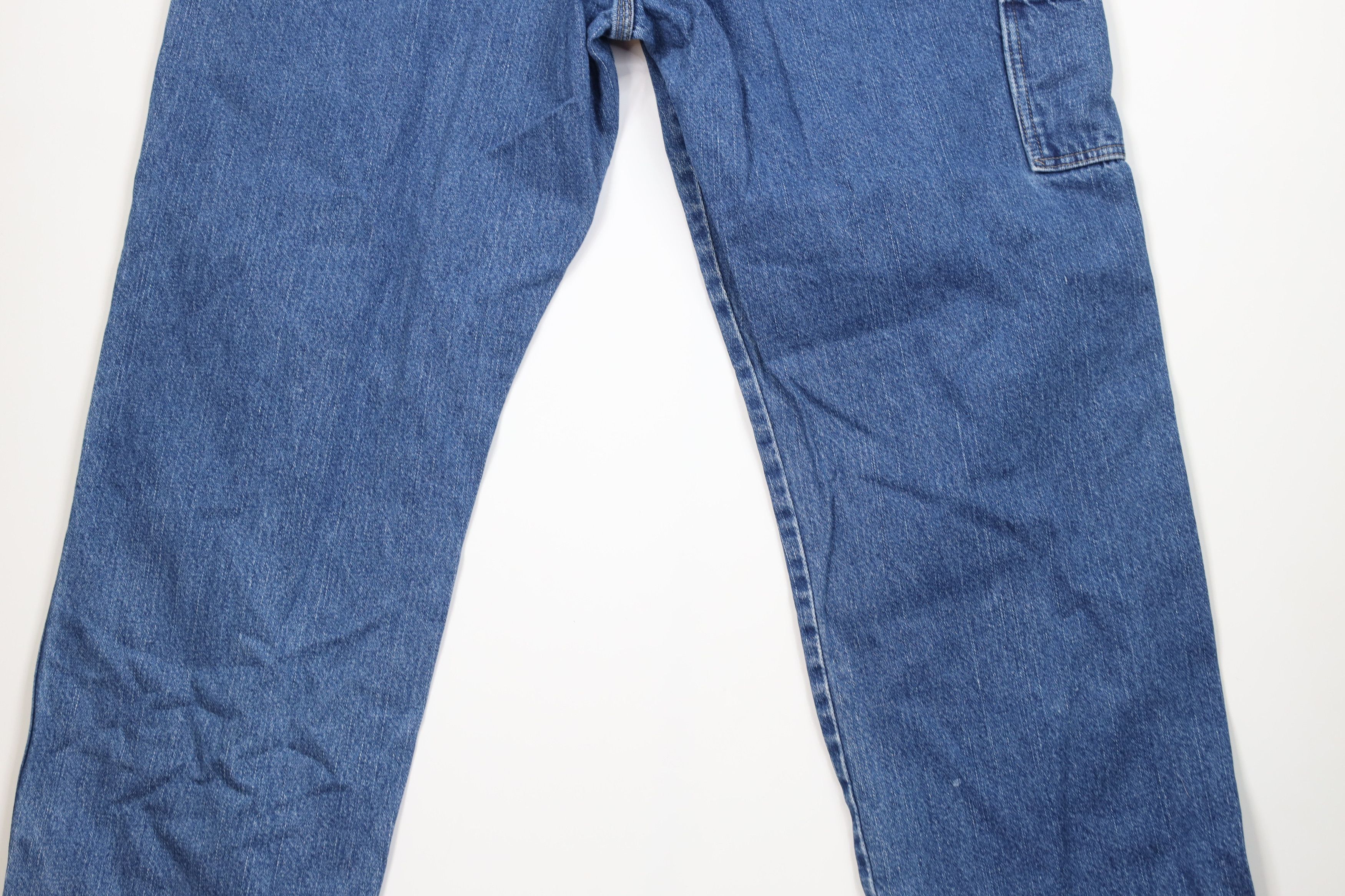 Dickies Vintage Y2K Dickies Spell Out Wide Leg Dungaree Denim Jeans Size US 44 / EU 60 - 9 Thumbnail