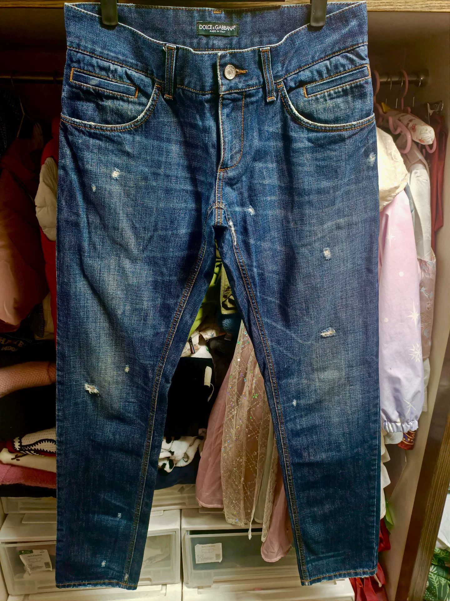 Dolce & Gabbana Dolce&Gabbana 46 Blue Jeans Size US 30 / EU 46 - 1 Thumbnail