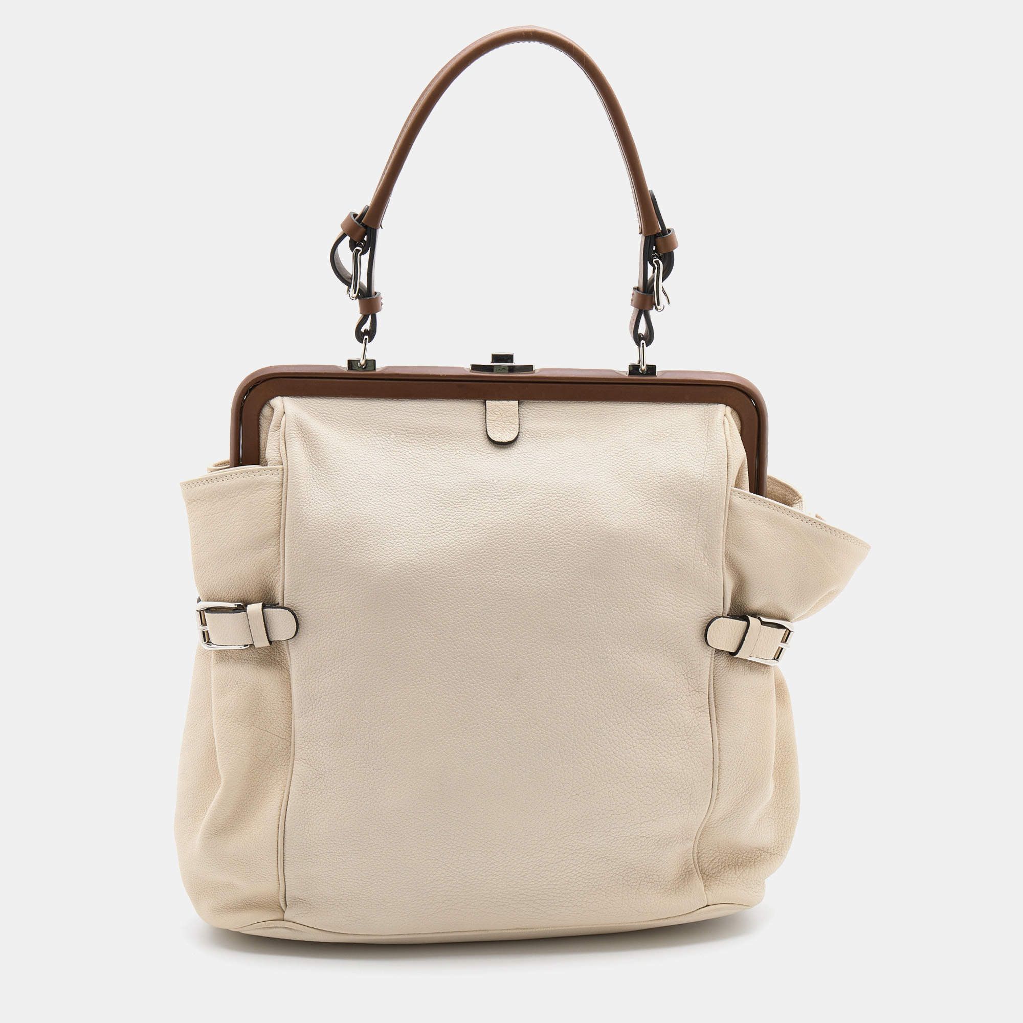 Marni Marni Frame Satchel Leather bag Size ONE SIZE - 1 Thumbnail