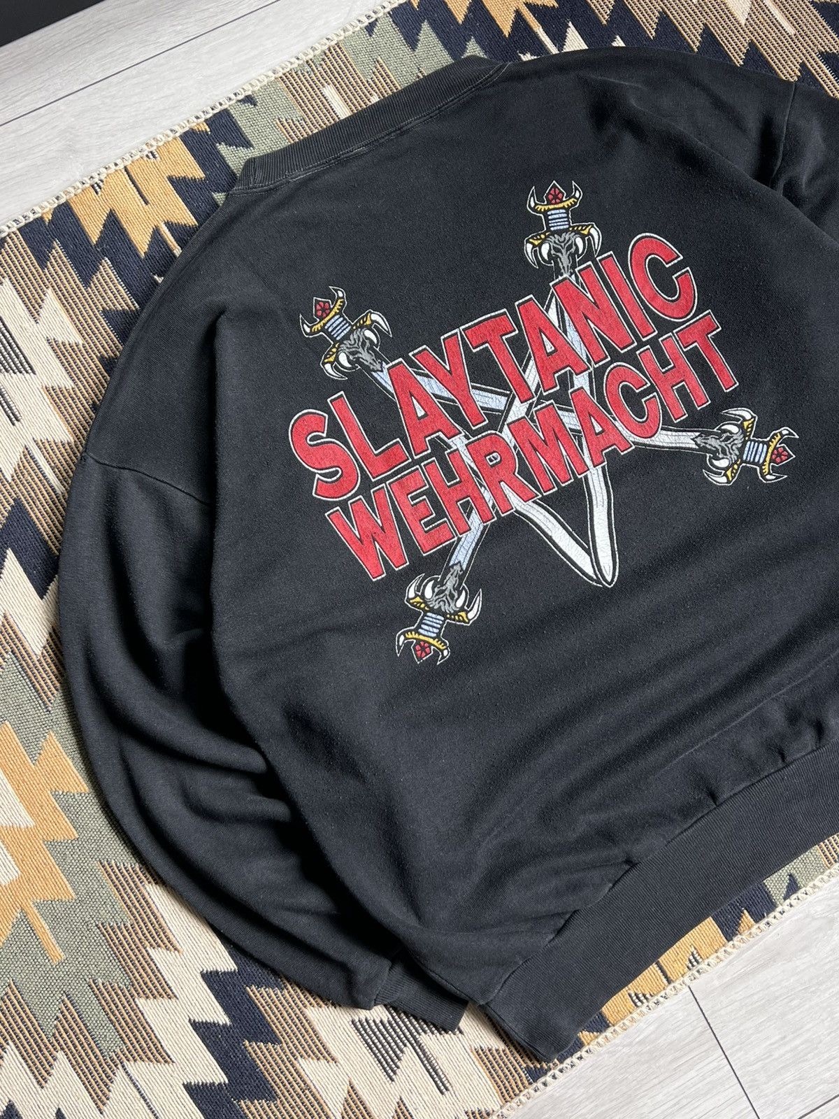 Slayer Vintage Slayer 1984 Slaytanic Wehrmacht Sweatshirt Size US L / EU 52-54 / 3 - 10 Thumbnail