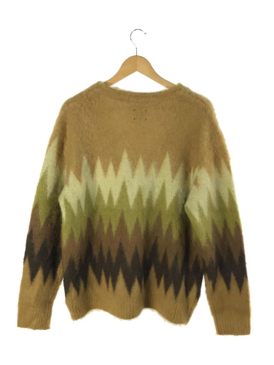 Needles Mohair Zig Zag Striped Knit Cardigan Size US L / EU 52-54 / 3 - 2 Thumbnail