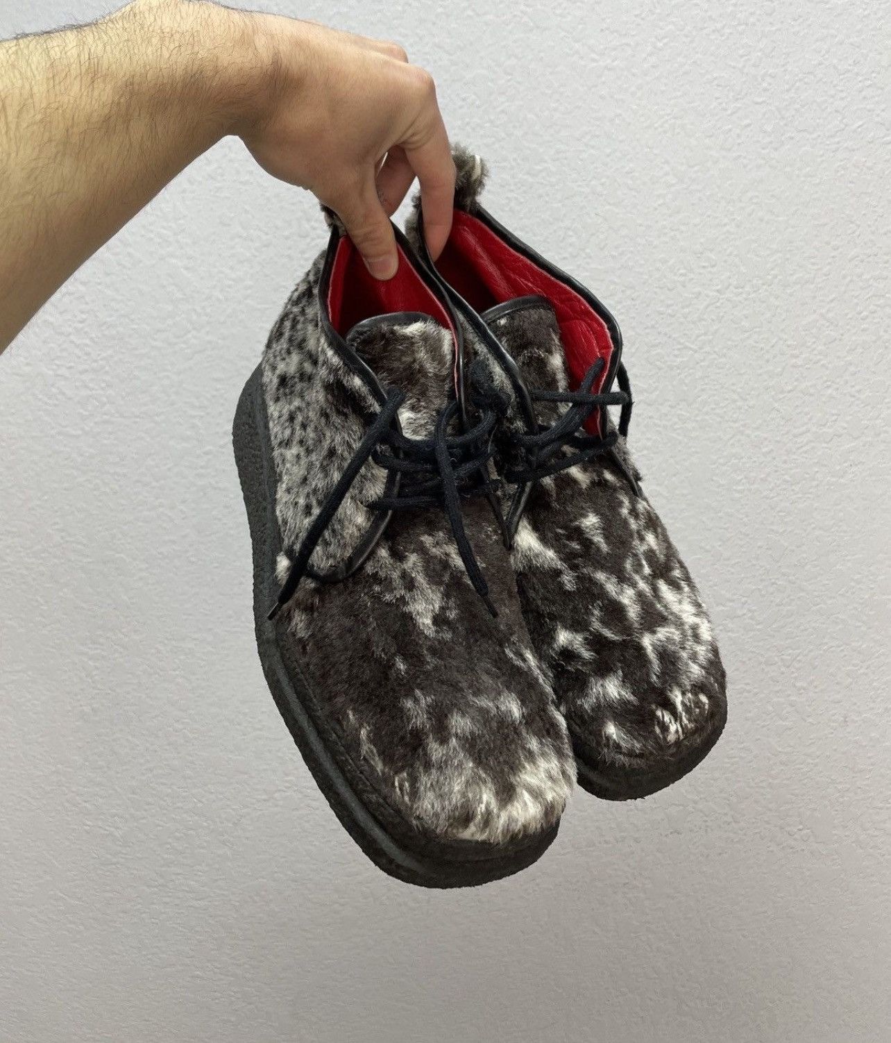 Just Cavalli Just Cavalli Vintage Pony Hair Shoes Rare Statement Pair Size US 10 / EU 43 - 1 Thumbnail