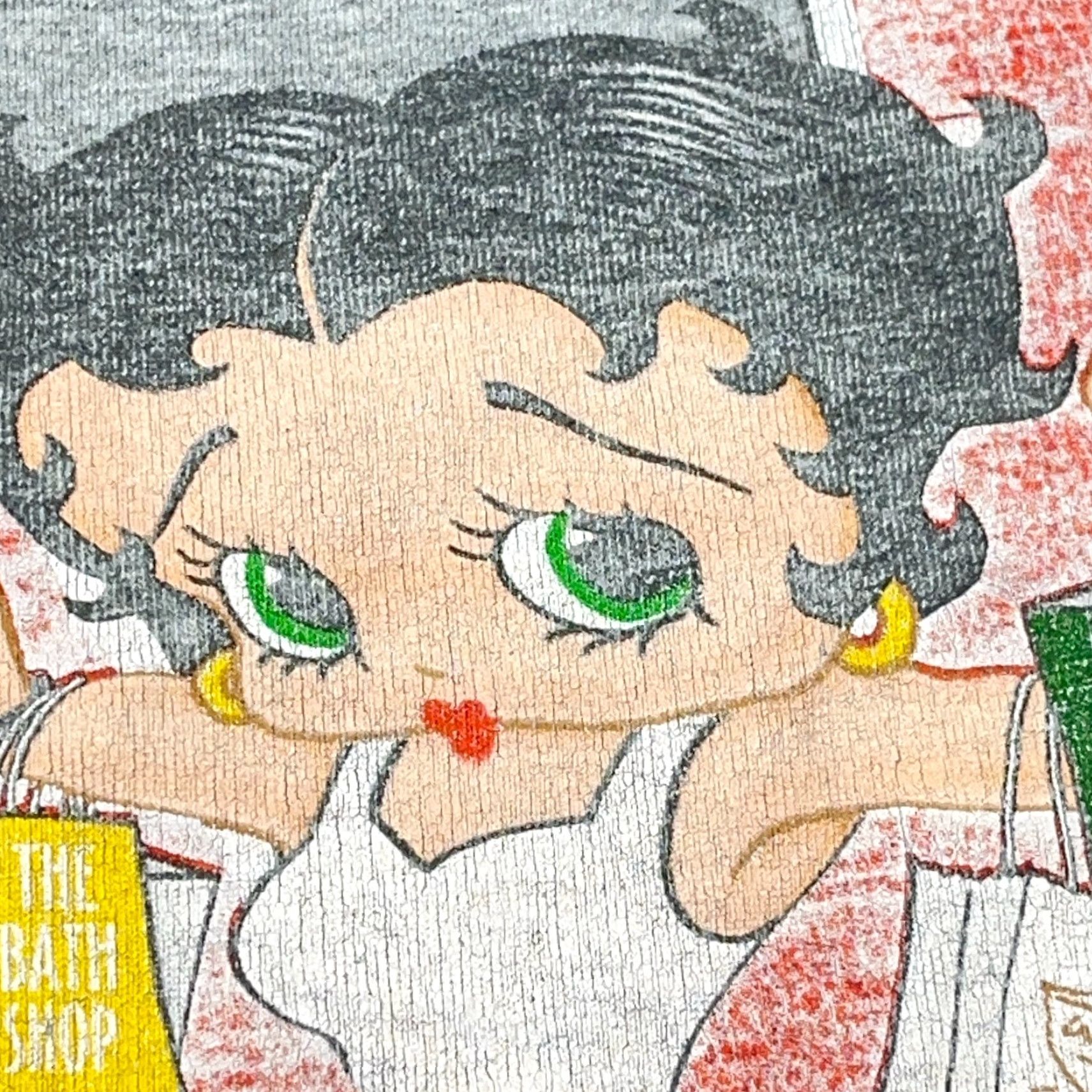 AAA VINTAGE Betty Boop Shirt Adult XL Gray Tee 90s Cartoon Logo Short Sleeve Crew Neck Men XL Gray Betty Boop Shirt Faded Vintage USA Size US XL / EU 56 / 4 - 6 Thumbnail