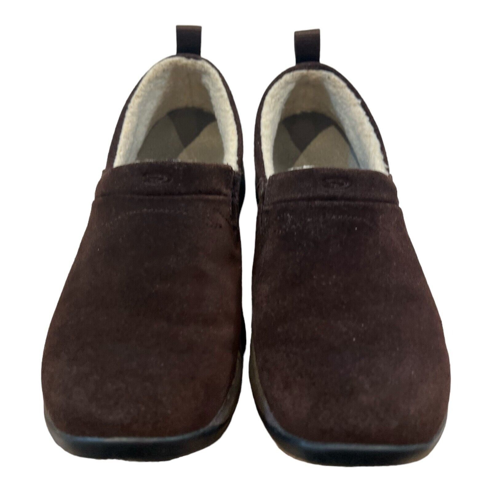 Scholl Dr. Scholl’s Suede Slip On Women’s Size 7 Dark Brown Faux Fu Size US 7 / IT 37 - 10 Thumbnail