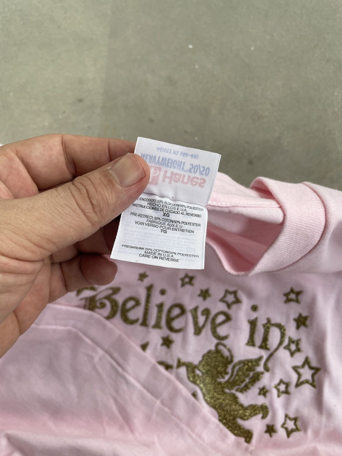 Guardian Angel × Vintage VINTAGE I BELIEVE IN ANGELS RELIGION TEE Size US XL / EU 56 / 4 - 6 Thumbnail