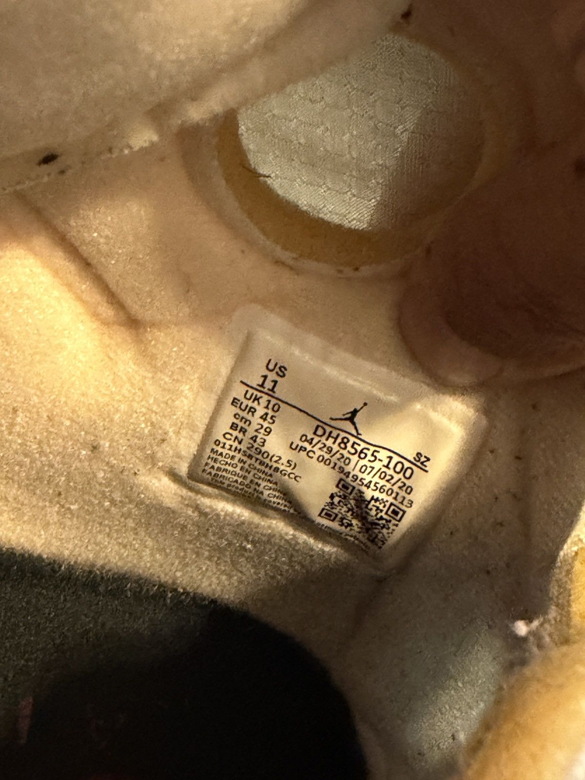 Jordan Brand × Off-White Off white Jordan 5 sail Size US 11 / EU 44 - 2 Thumbnail