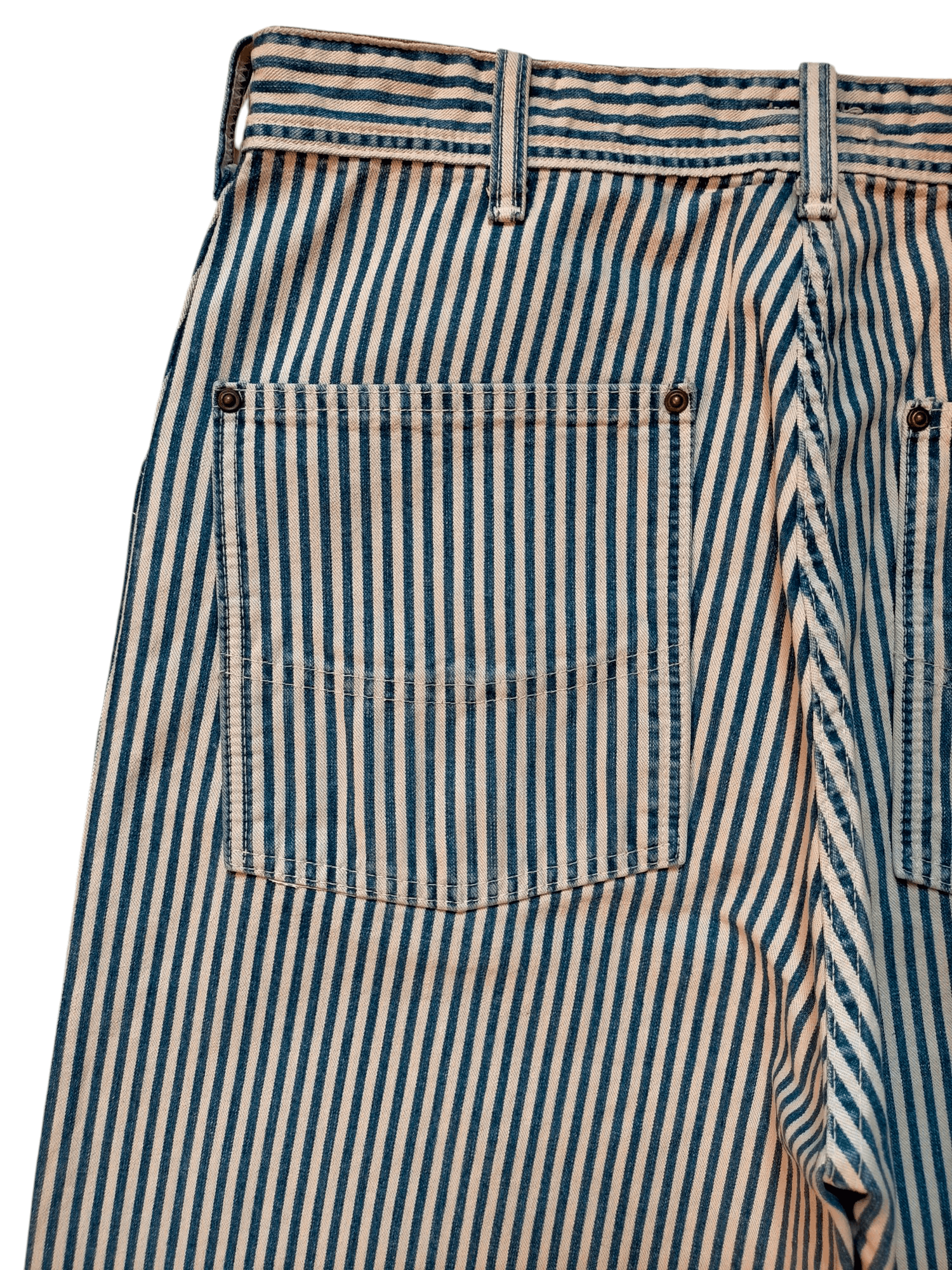 Edwin Vtg 90s ONE-O-ONE 101 Edwin Hickory Workwear Wide Leg Jeans Size US 34 / EU 50 - 10 Thumbnail
