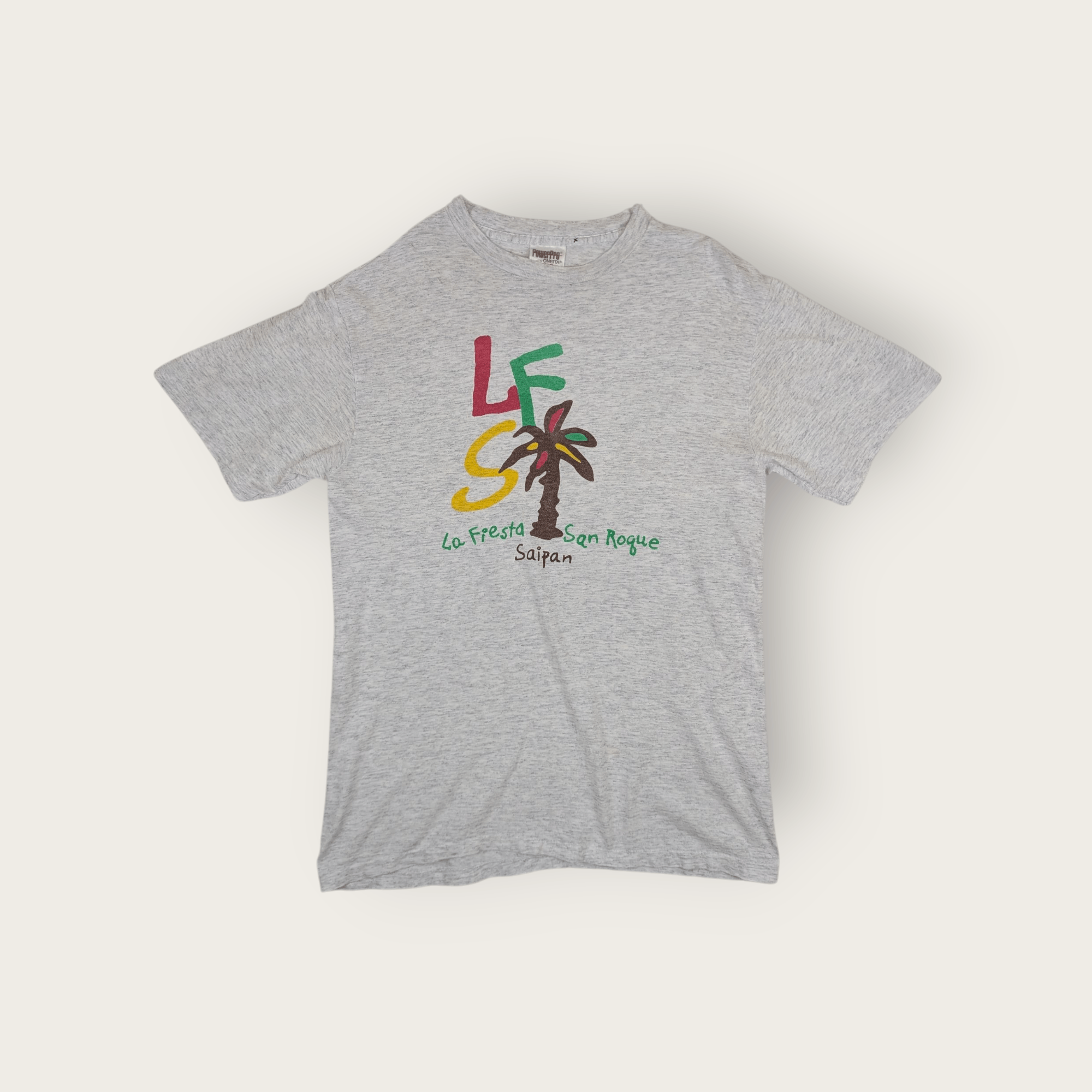 Vintage Vintage 90's La Fiesta San Roque Saipan Hawaii T-Shirt Size US M / EU 48-50 / 2 - 1 Thumbnail