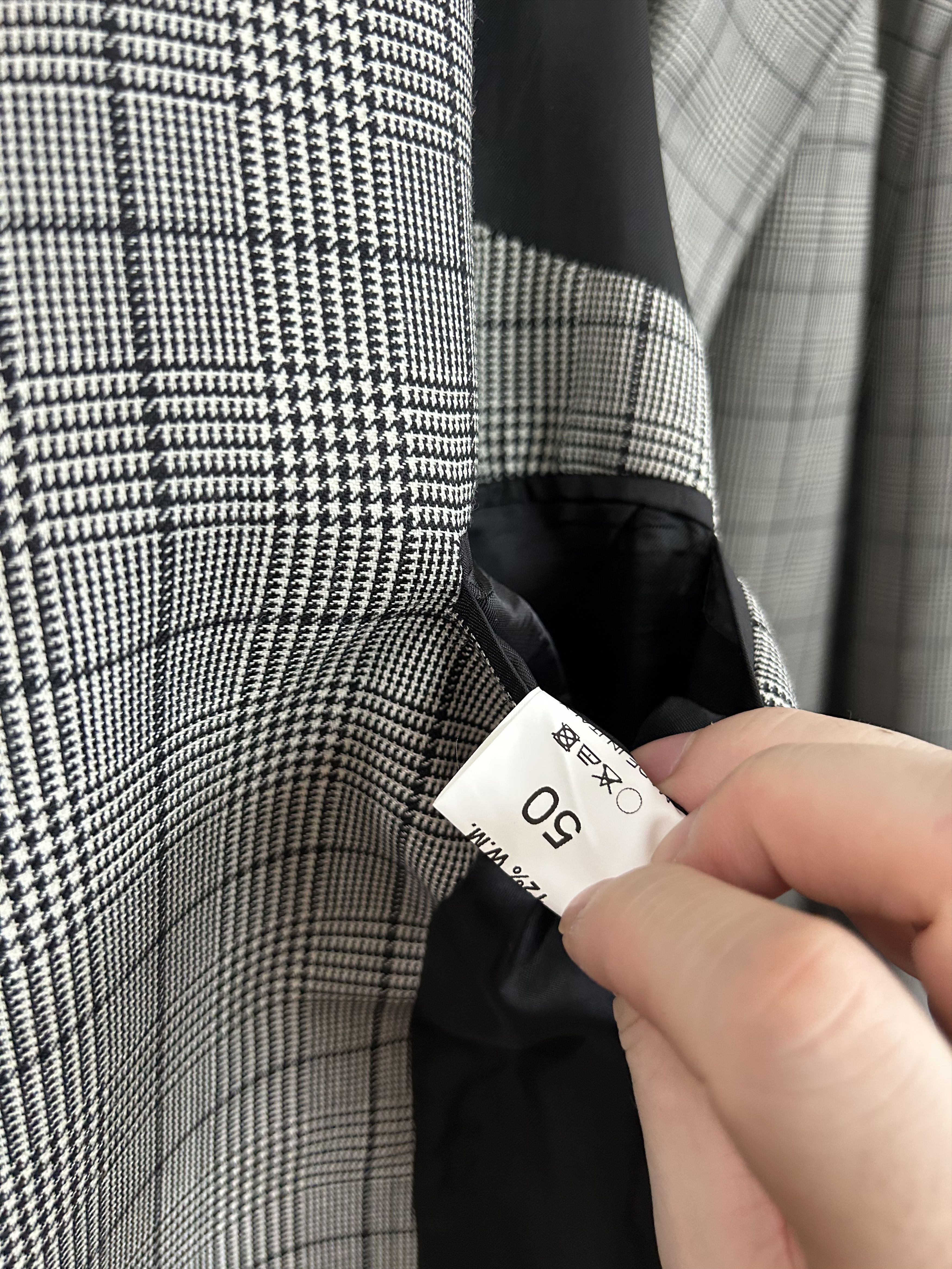 Raf Simons RAF SIMONS Houndstooth Oversized Blazer (18SS) Size US M / EU 48-50 / 2 - 8 Thumbnail