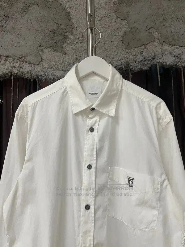 Burberry Burberry Men's White Long Sleeve Shirt. Size US M / EU 48-50 / 2 - 3 Thumbnail