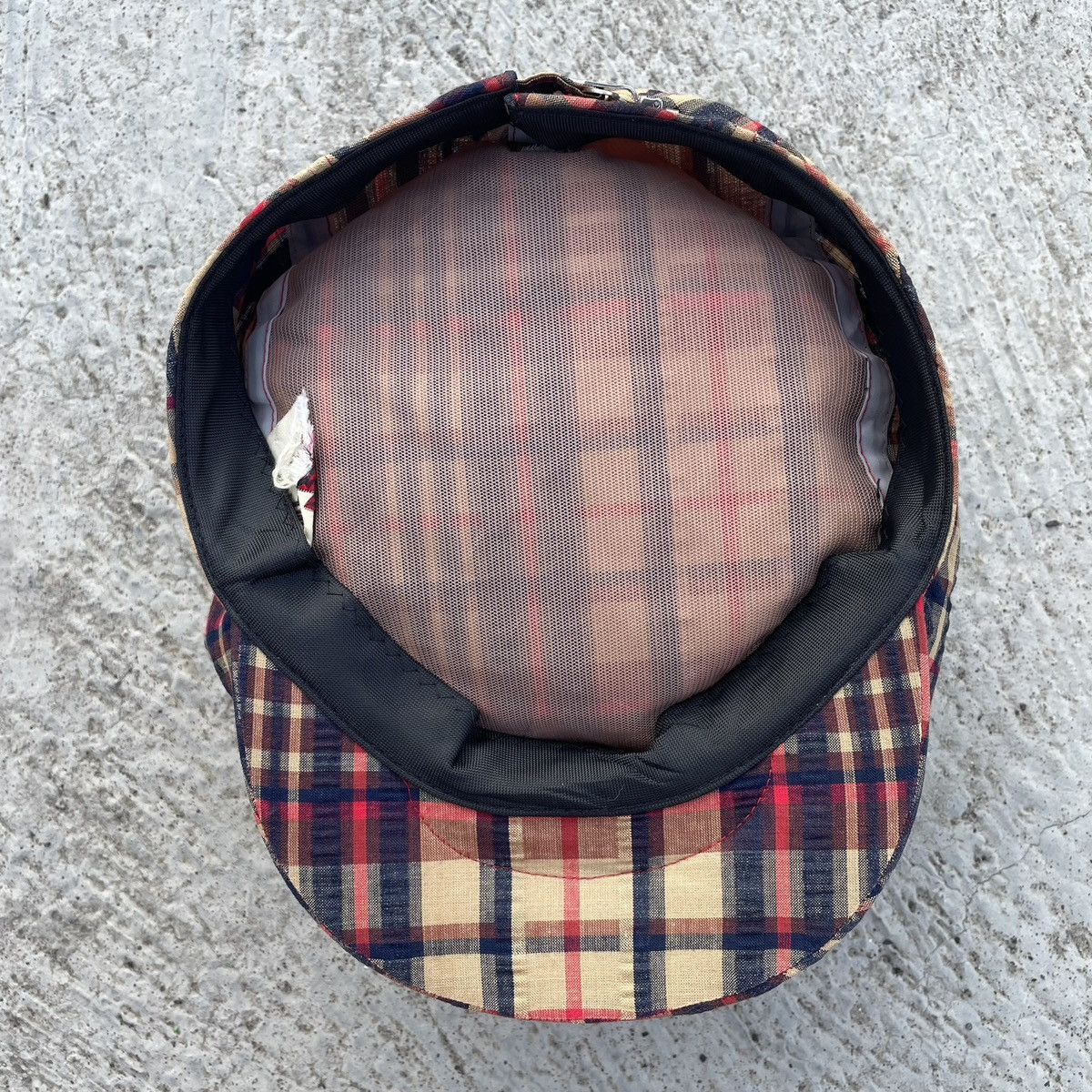 Japanese Brand × Vintage Vintage Tartan flat cap by skyline Size ONE SIZE - 10 Thumbnail