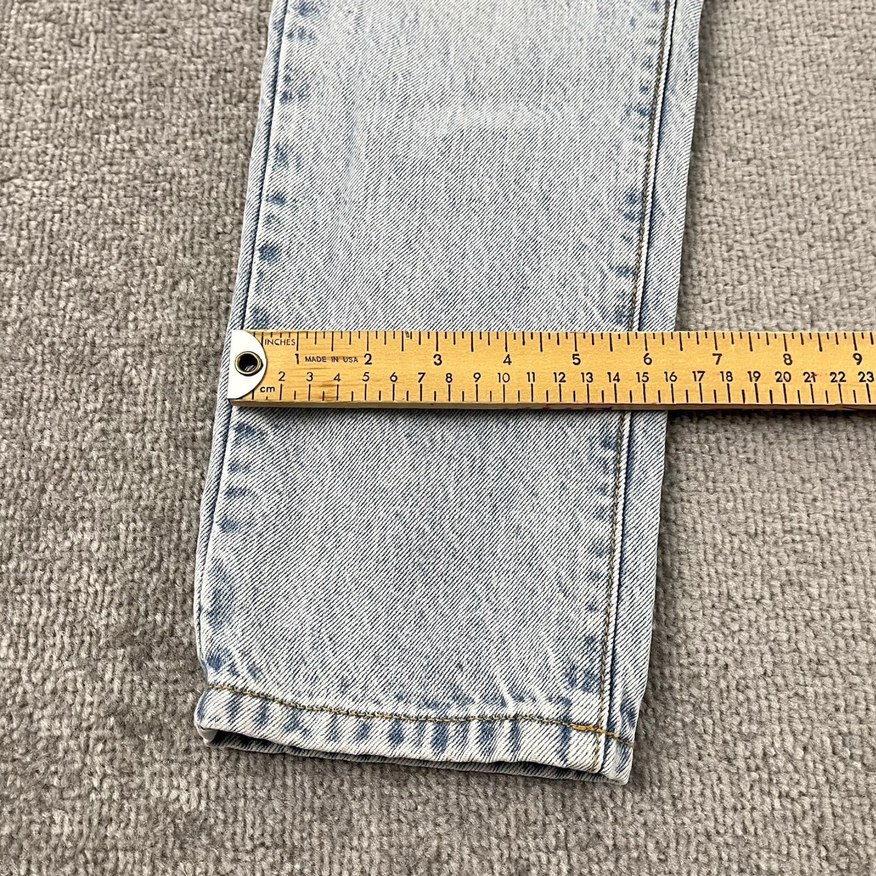 Vintage REVICE Jeans Womens Size 27 Light Blue Denim Full Zip Cropped 5-Pocket USA Size 27" / US 4 / IT 40 - 7 Thumbnail
