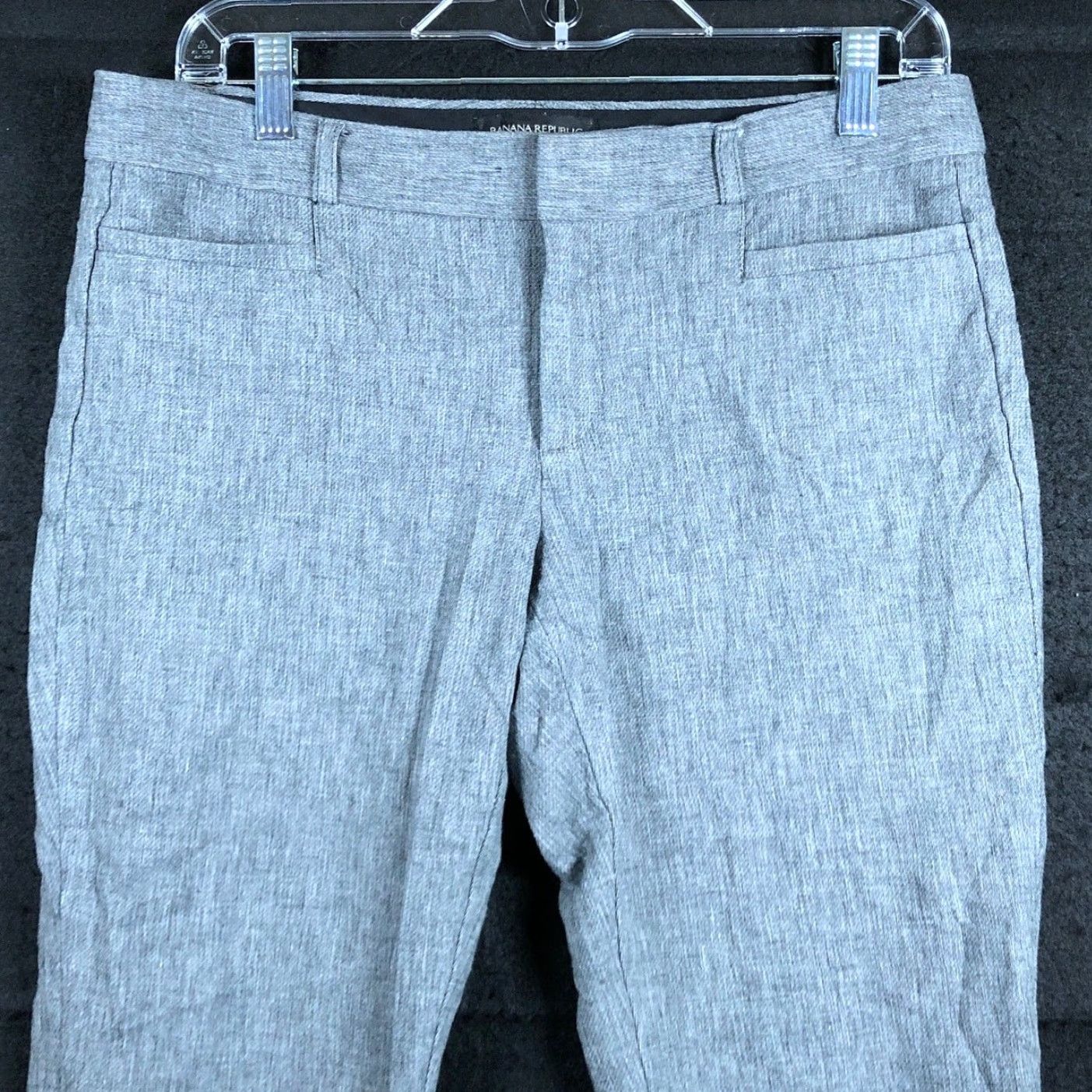 Banana Republic Banana Republic Womens Pants Gray Mid Rise Sloan Fit Cropped Ankle Stretch 6 Size 24" / US 00 / IT 34 - 2 Thumbnail