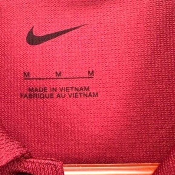 Nike Nike Dri-FIT Polo Shirt Men M Red - Short Sleeve, Performance, Moisture Wicking, Breathable, Jersey, Golf Size US M / EU 48-50 / 2 - 3 Thumbnail