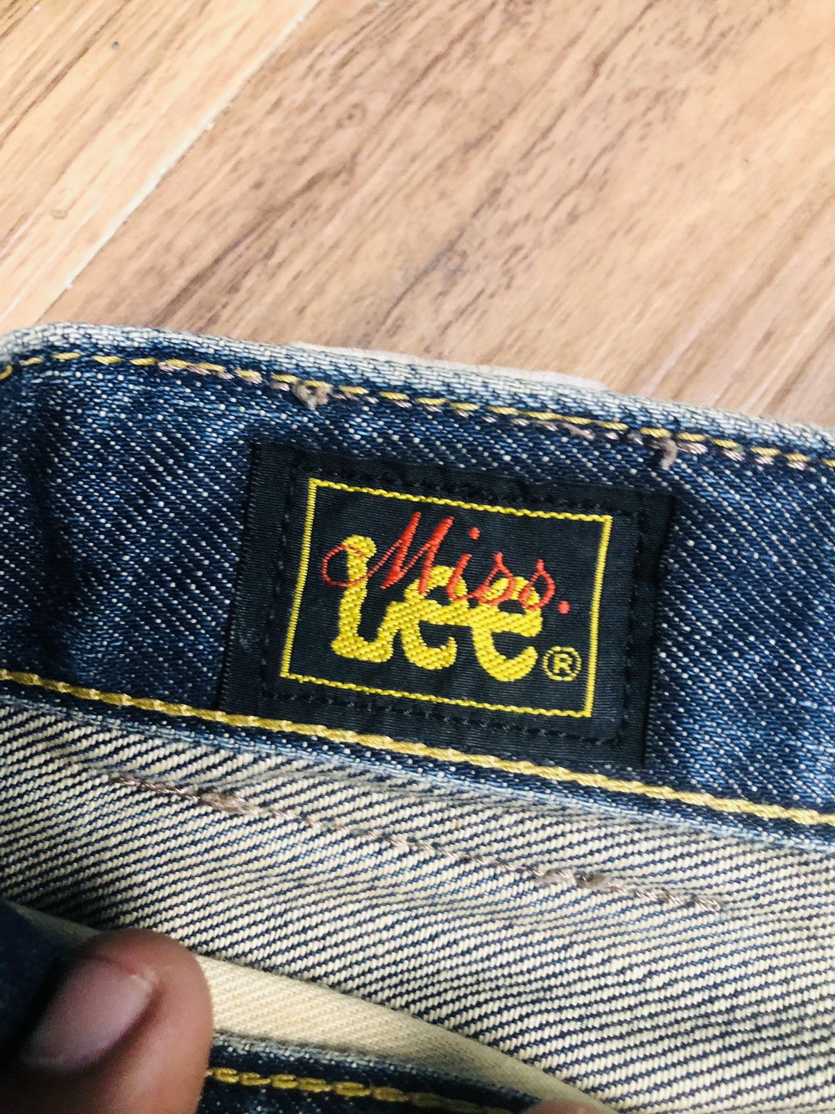 Lee Lee Vintage Flare Jeans High Waist Distressed (37) Size US 30 / EU 46 - 12 Thumbnail