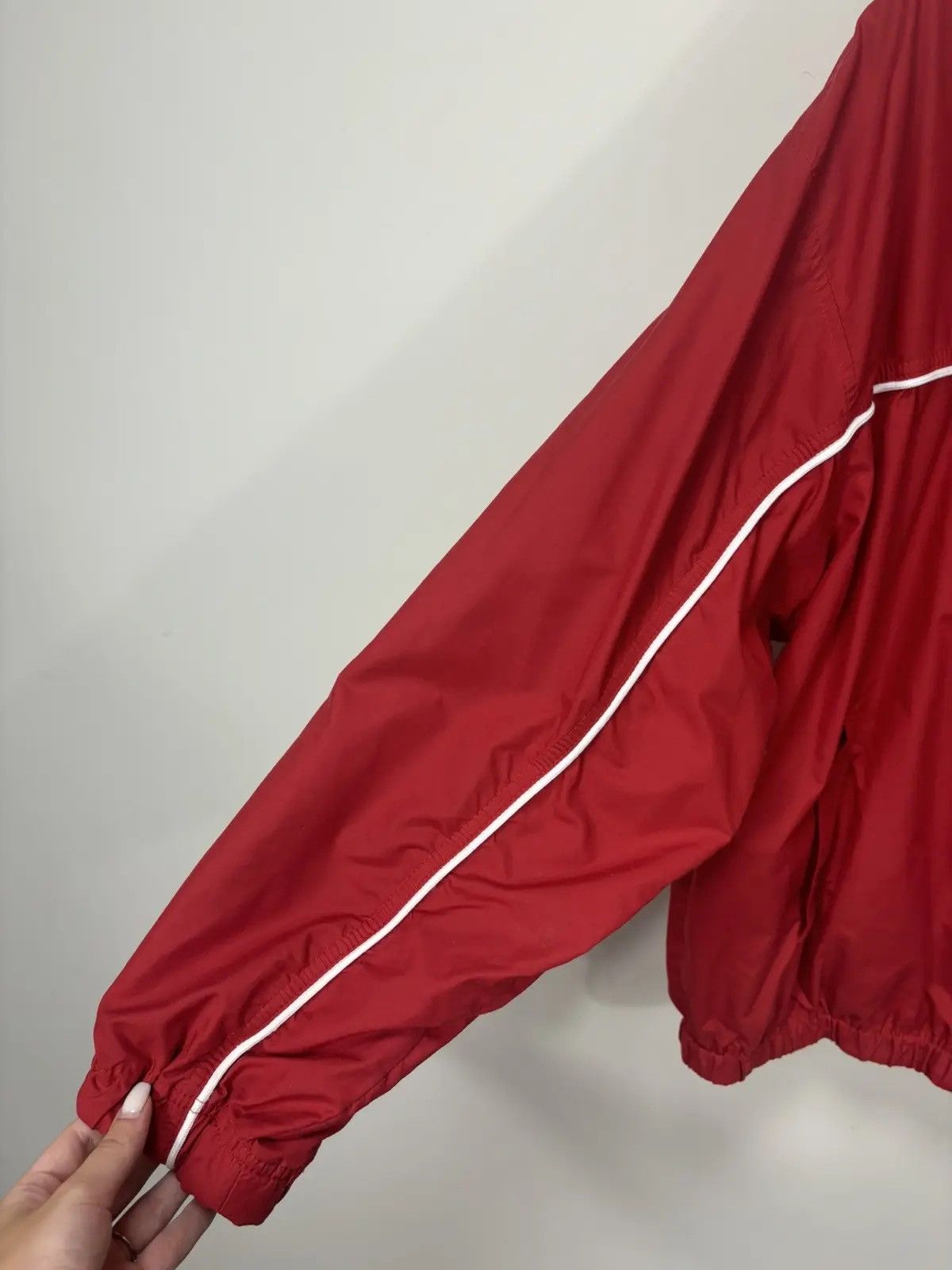 Nike × Vintage Vintage Nike Y2K Full Zip Retro Hype Nylon Track Top Jacket Size US L / EU 52-54 / 3 - 11 Thumbnail