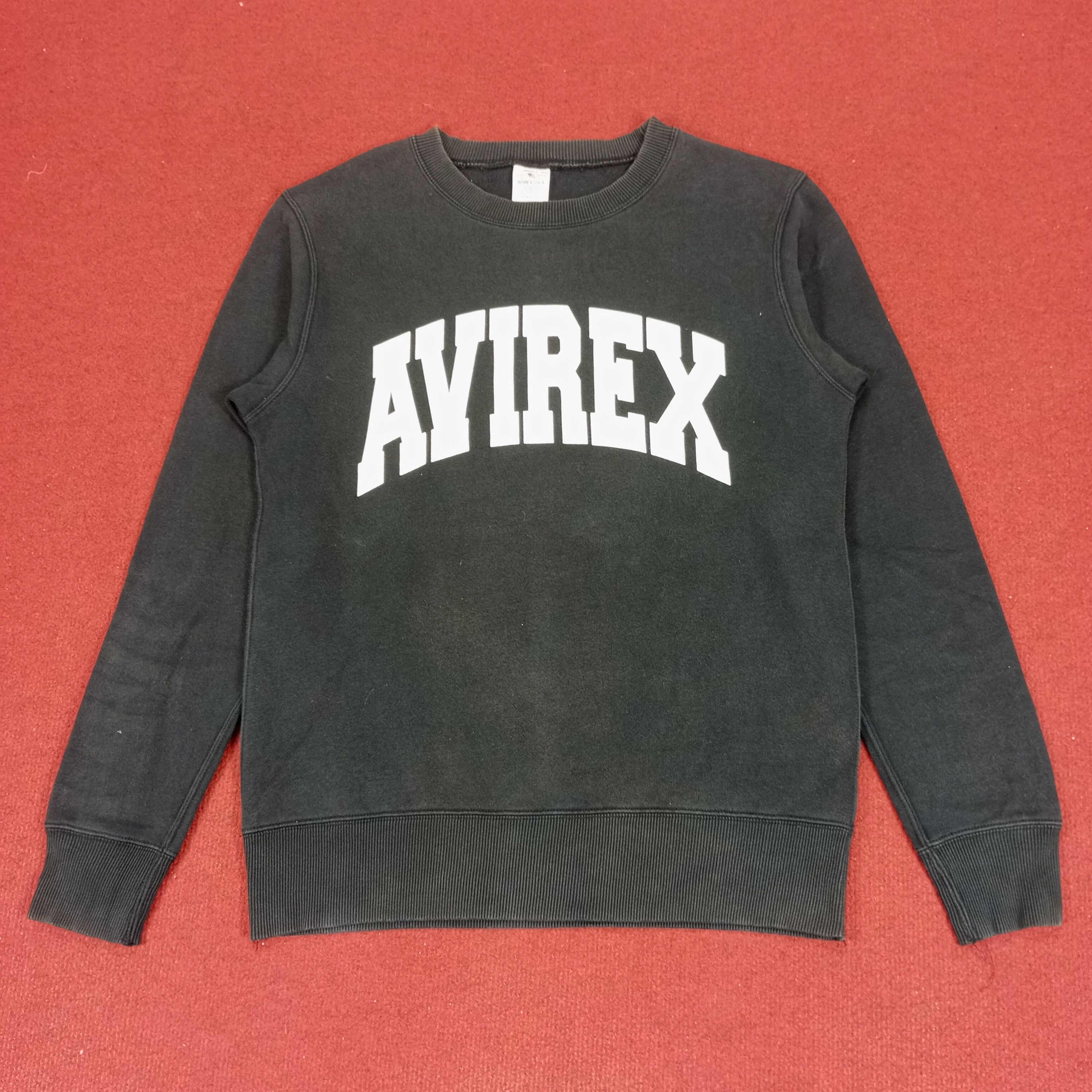 Avirex × Vintage Avirex Spellout Design Streetwear Style Sweatshirt Size US S / EU 44-46 / 1 - 1 Thumbnail
