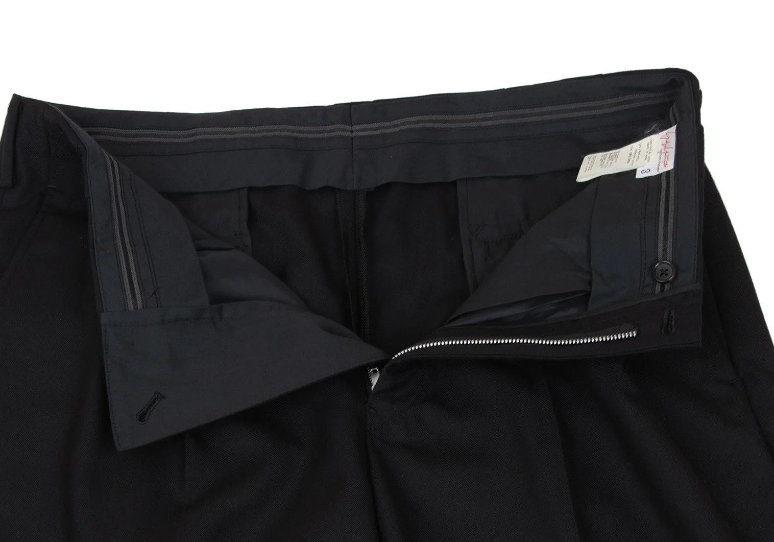 Yohji Yamamoto Yohji Yamamoto Costume Wool Two-Tuck Pants Black 3 Size US 34 / EU 50 - 5 Thumbnail