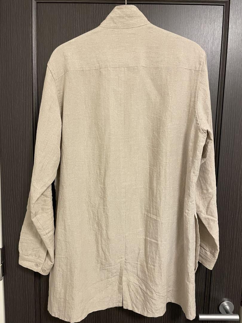 Yohji Yamamoto POUR HOMME 22ss Linen zipper blouse HG-B28-301 Size US M / EU 48-50 / 2 - 3 Thumbnail