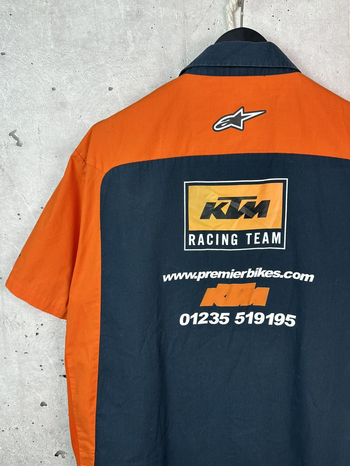 Other Vintage KTM Racing Team Short Sleeve Orange-Blue Shirt Size US XXL / EU 58 / 5 - 13 Thumbnail