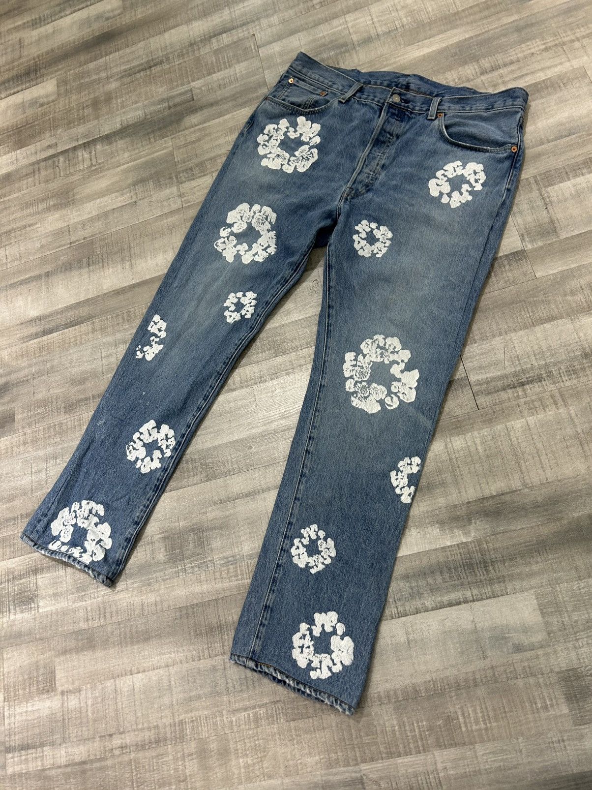 DENIM TEARS Levi's x Denim Tears The Cotton Wreath Jeans Size US 38 / EU 54 - 3 Thumbnail