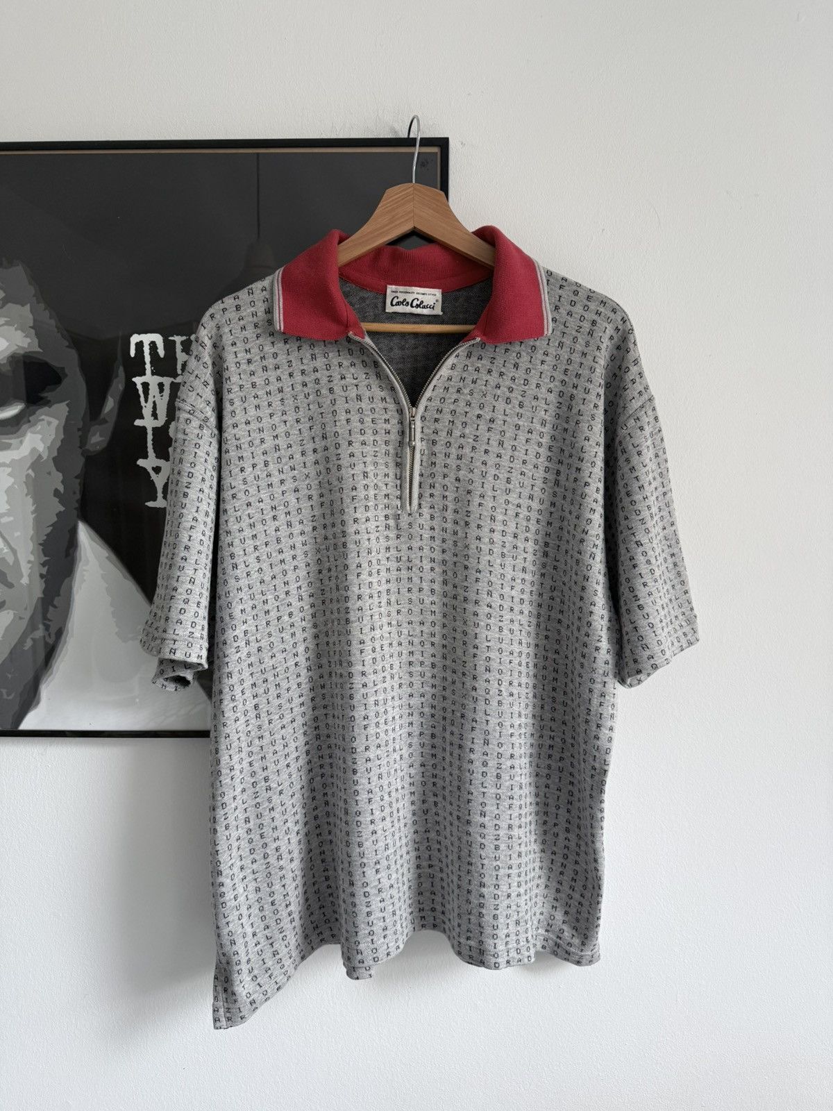 Carlo Colucci Carlo Colucci Vintage ZIP Polo t shirt Size US L / EU 52-54 / 3 - 1 Thumbnail