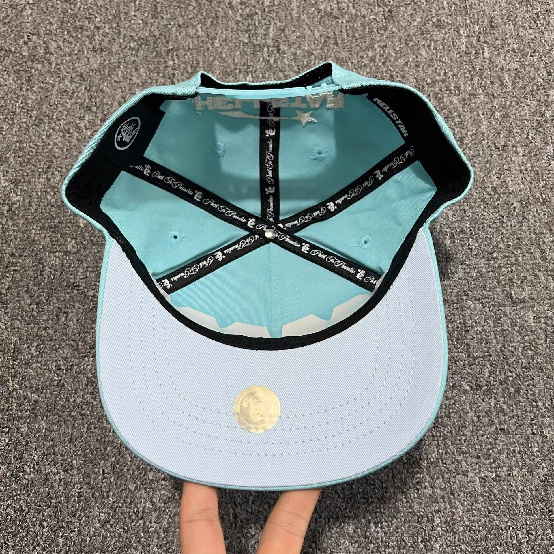 HELLSTAR Hellstar Classic Embroidered Curved Brim Baseball Cap Q7 Size ONE SIZE - 5 Thumbnail