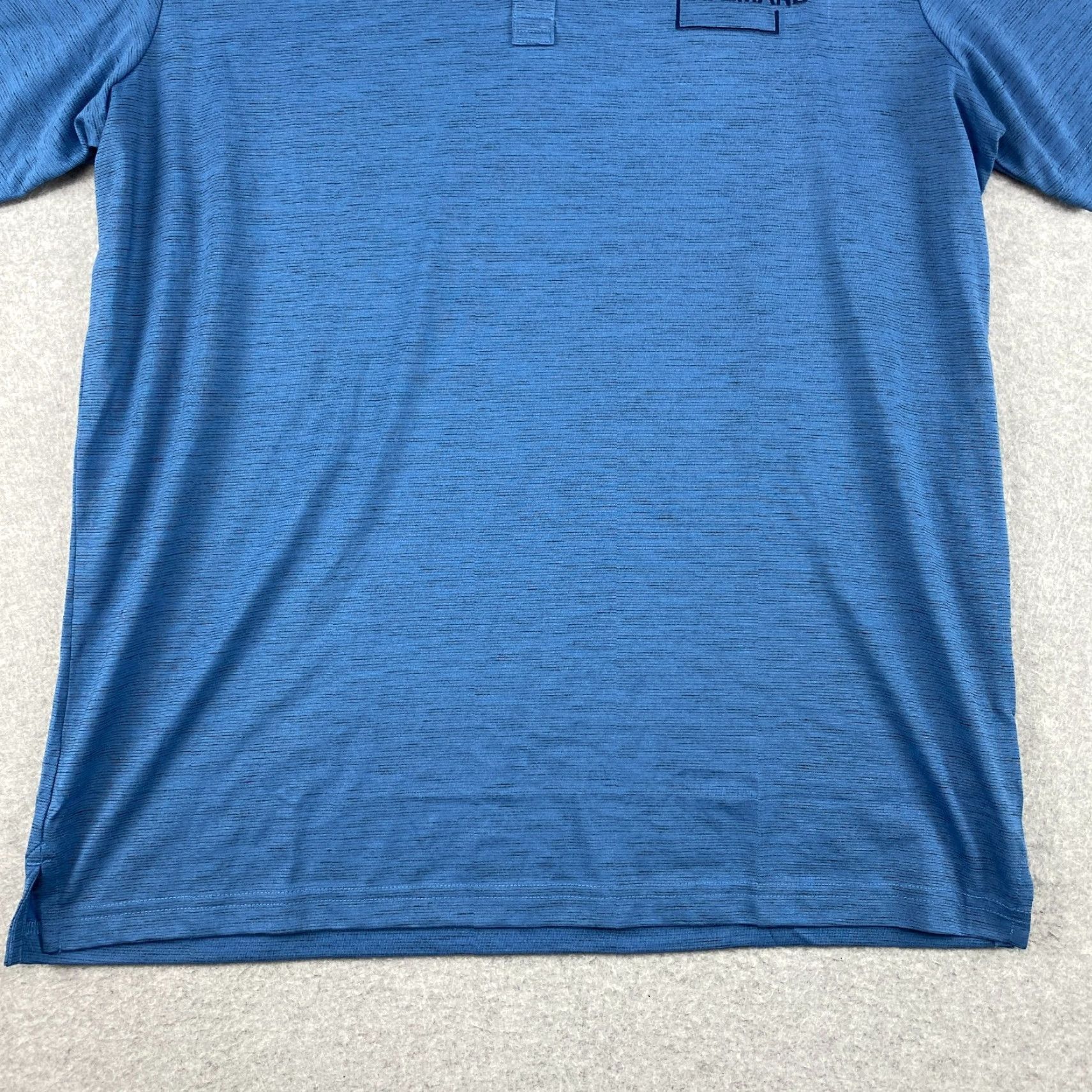 TravisMathew Travis Mathew Auckland Slub Polo Shirt Mens XL Blue Golf Performance NWT Size US XL / EU 56 / 4 - 3 Thumbnail