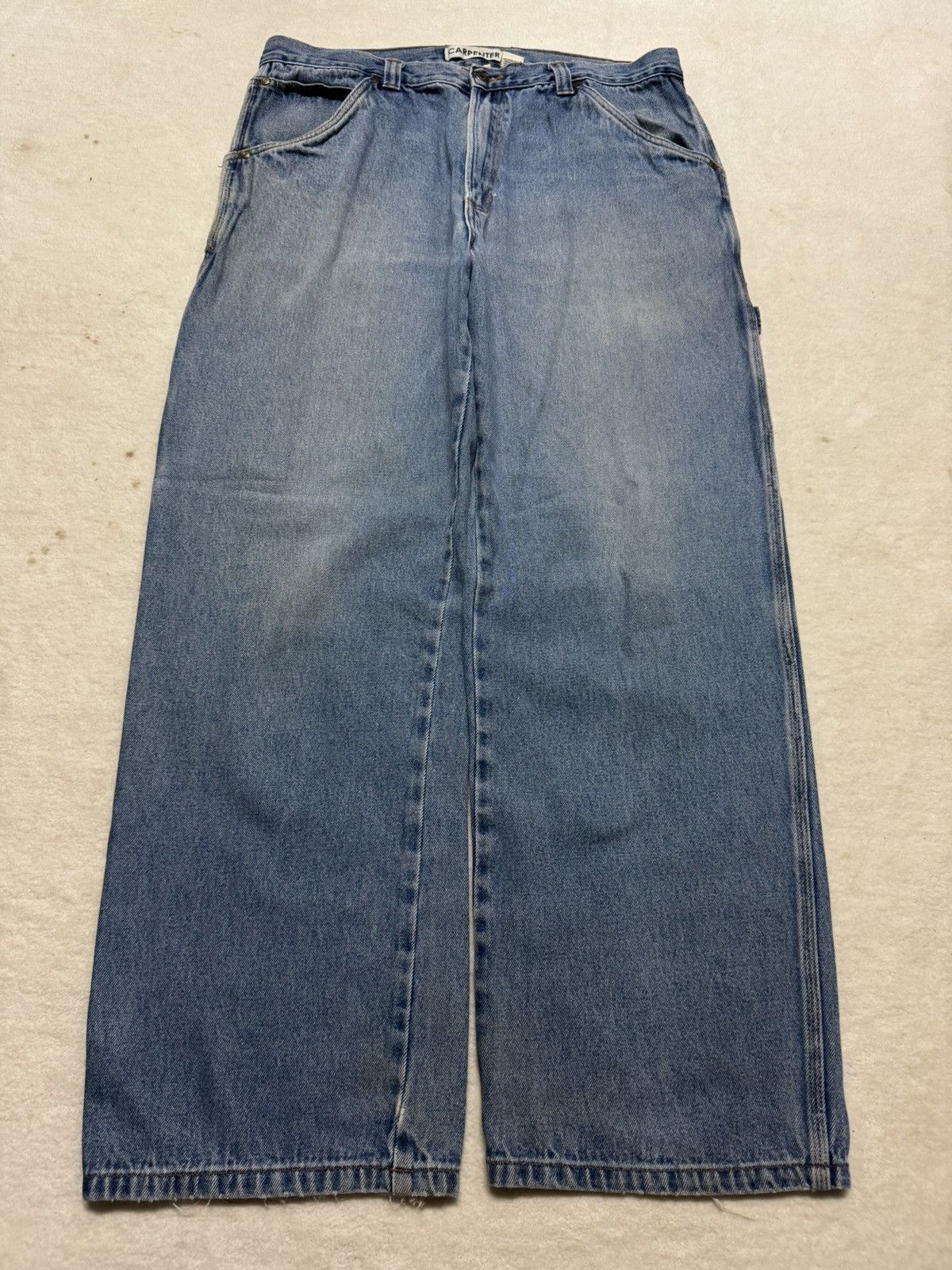 JNCO BAGGY JNCO SOUTPOLE STYLE VINTAGE 2000s CARPENTER FADED Size US 34 / EU 50 - 6 Thumbnail