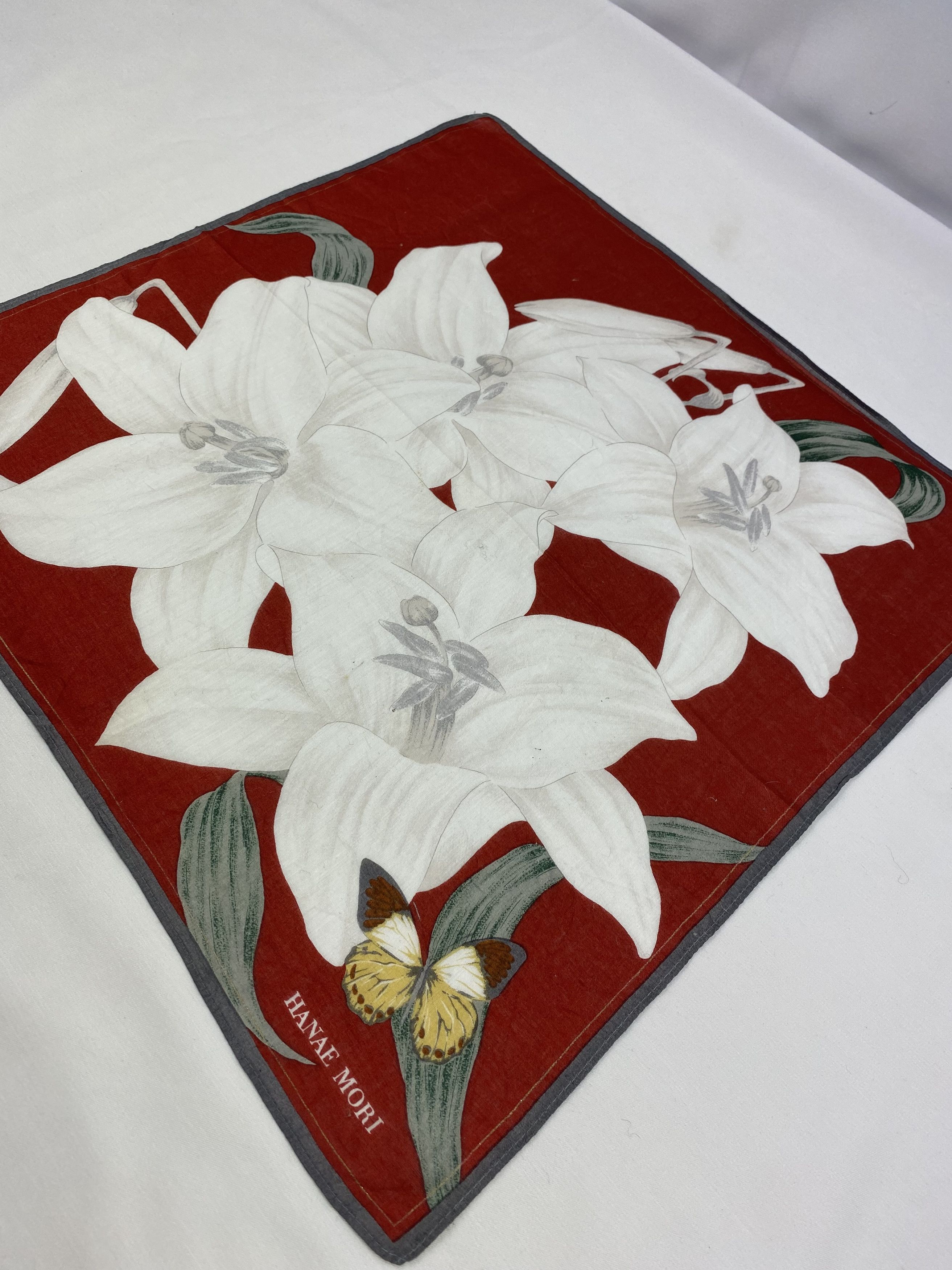 Hanae Mori × Japanese Brand × Vintage Hanae Mori Handkerchief / Bandana / Neckerchief Size ONE SIZE - 4 Thumbnail