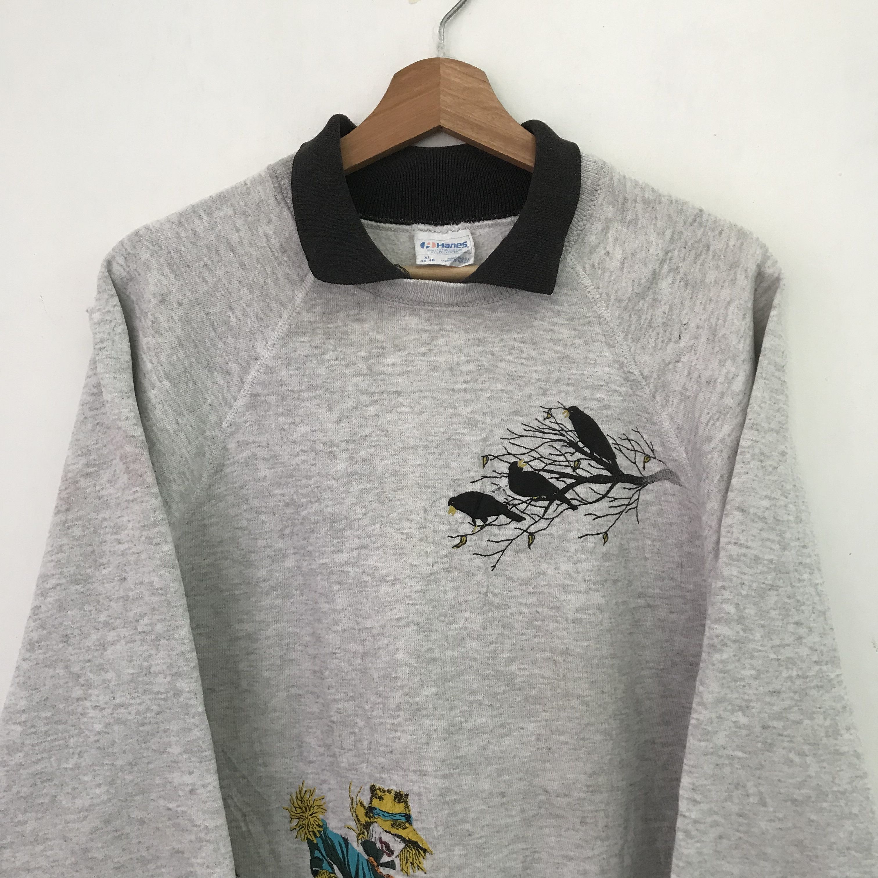 Hanes Vintage 90's Hanes Graphic Sweatshirt Medium - 656 Size US M / EU 48-50 / 2 - 6 Thumbnail