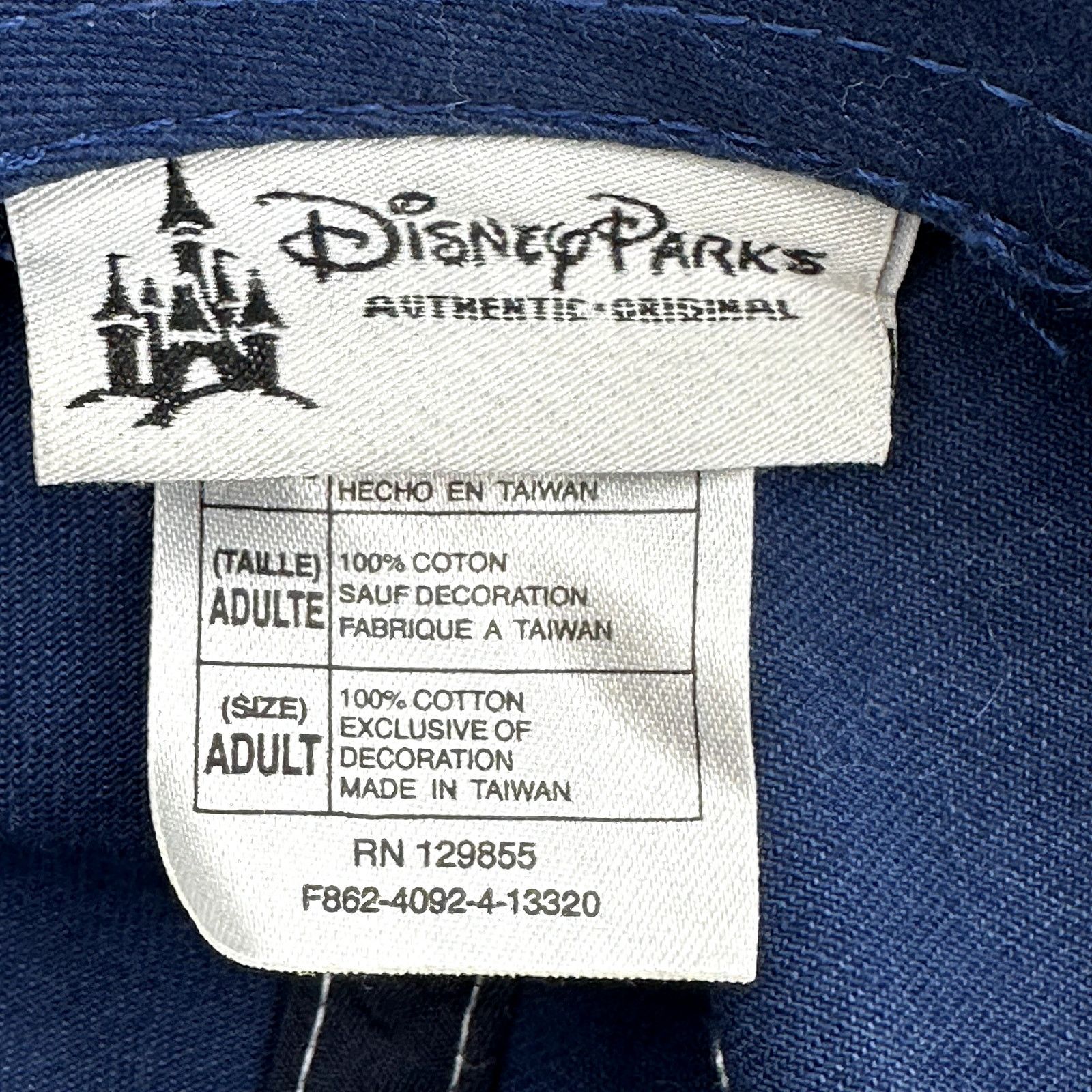 Disney Disney Parks Disney World Baseball Cap Adjustable Blue Size ONE SIZE - 6 Thumbnail