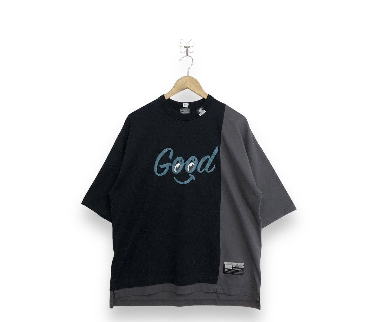 image of Avant Garde x Gu Miharayasuhiro X Gu Good Inspiration Tshirt in Black (Size Medium)