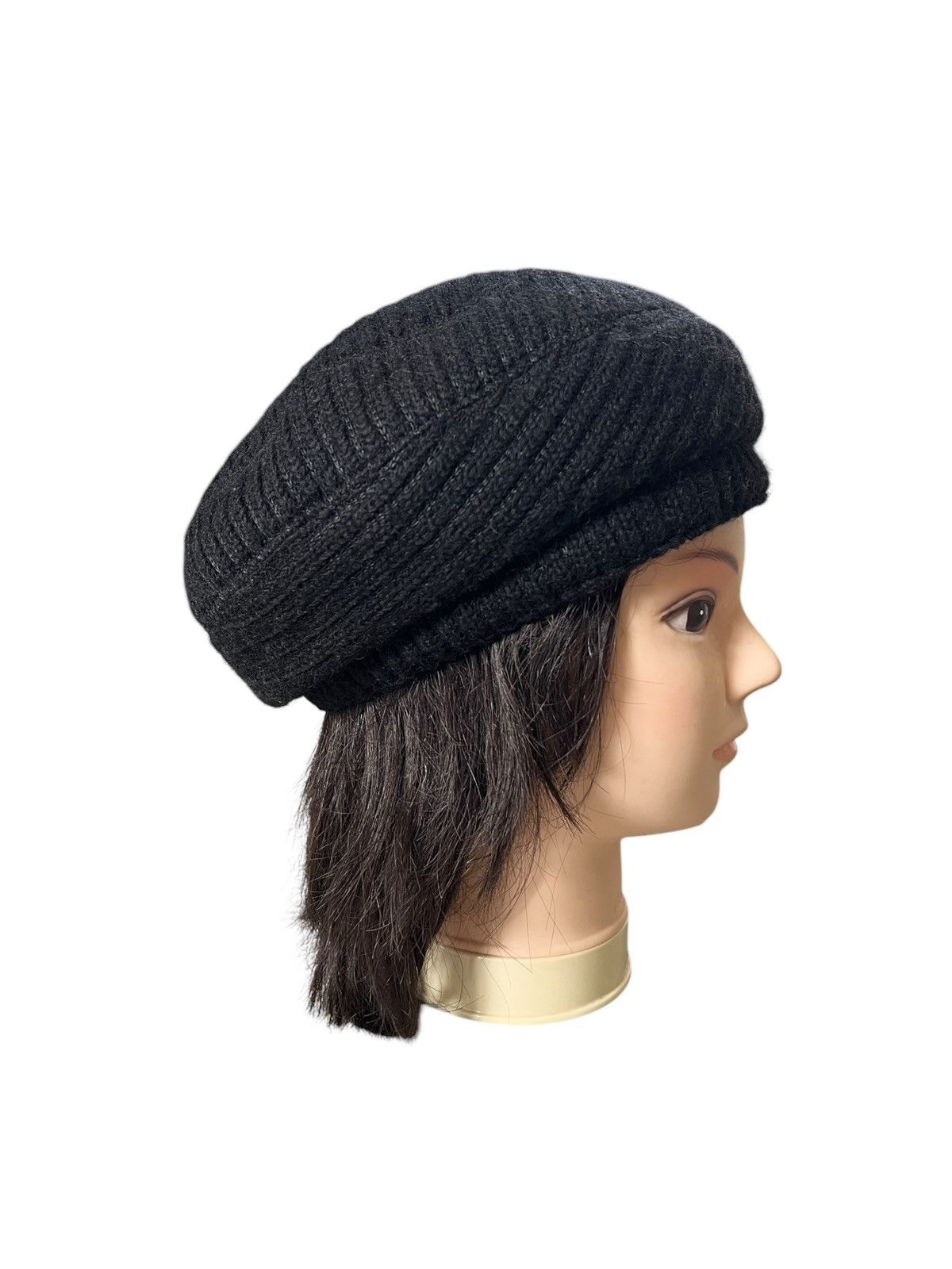 Yohji Yamamoto 1990s Yohji Yamamoto Wool Beret Hat Size ONE SIZE - 3 Thumbnail