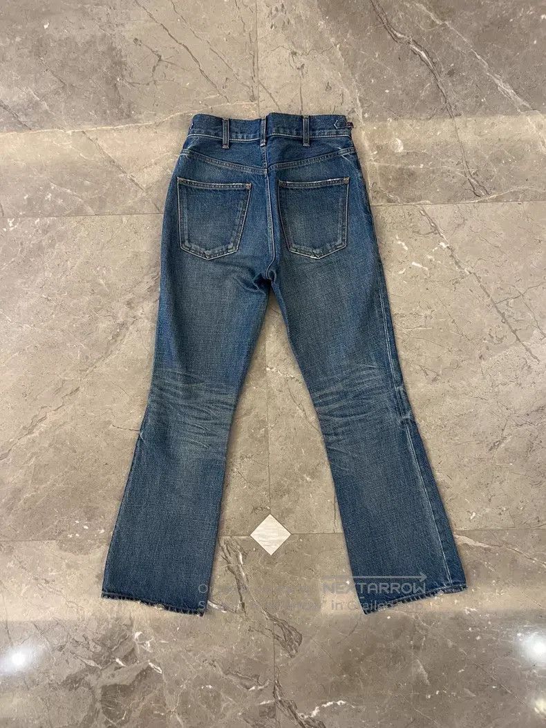 Celine CELINE Lock Buckle Gold Label Flared Jeans Size US 26 / EU 42 - 2 Thumbnail