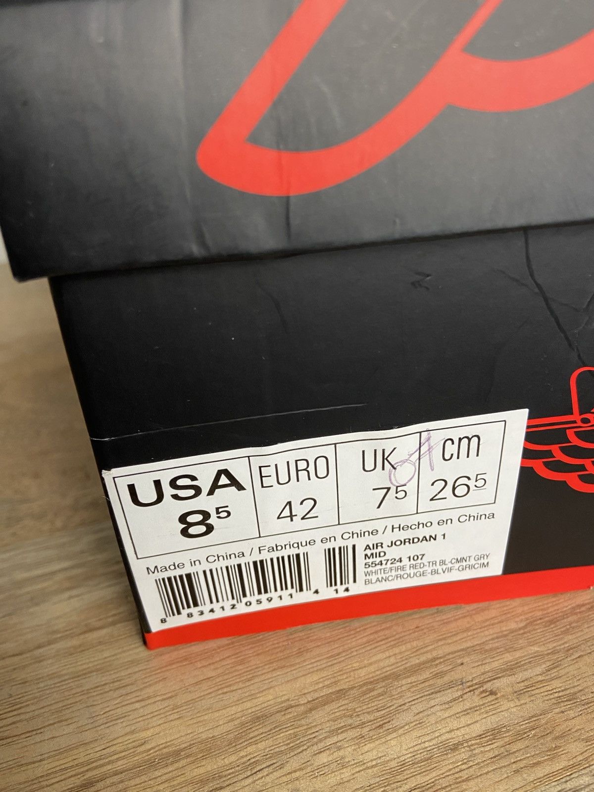 Jordan Brand Used Jordan 1 Retro Mid "True Blue" authentic size 8,5US Size US 8.5 / EU 41-42 - 5 Thumbnail