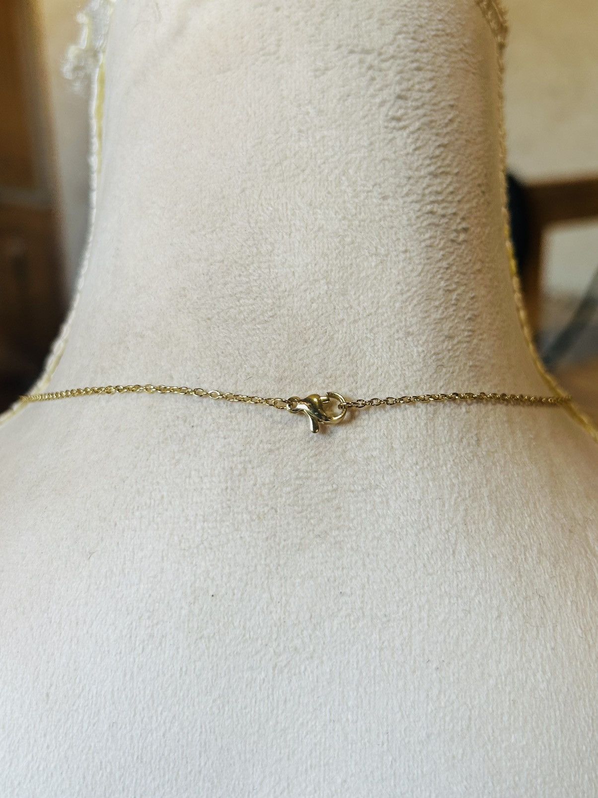 Handmade Handcrafted elegant faceted selenite pendant necklace Size ONE SIZE - 3 Thumbnail