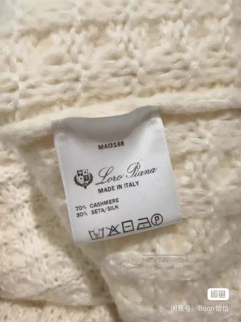 Loro Piana LORO PIANA Knitted sweater in high collar Size L / US 10 / IT 46 - 8 Thumbnail