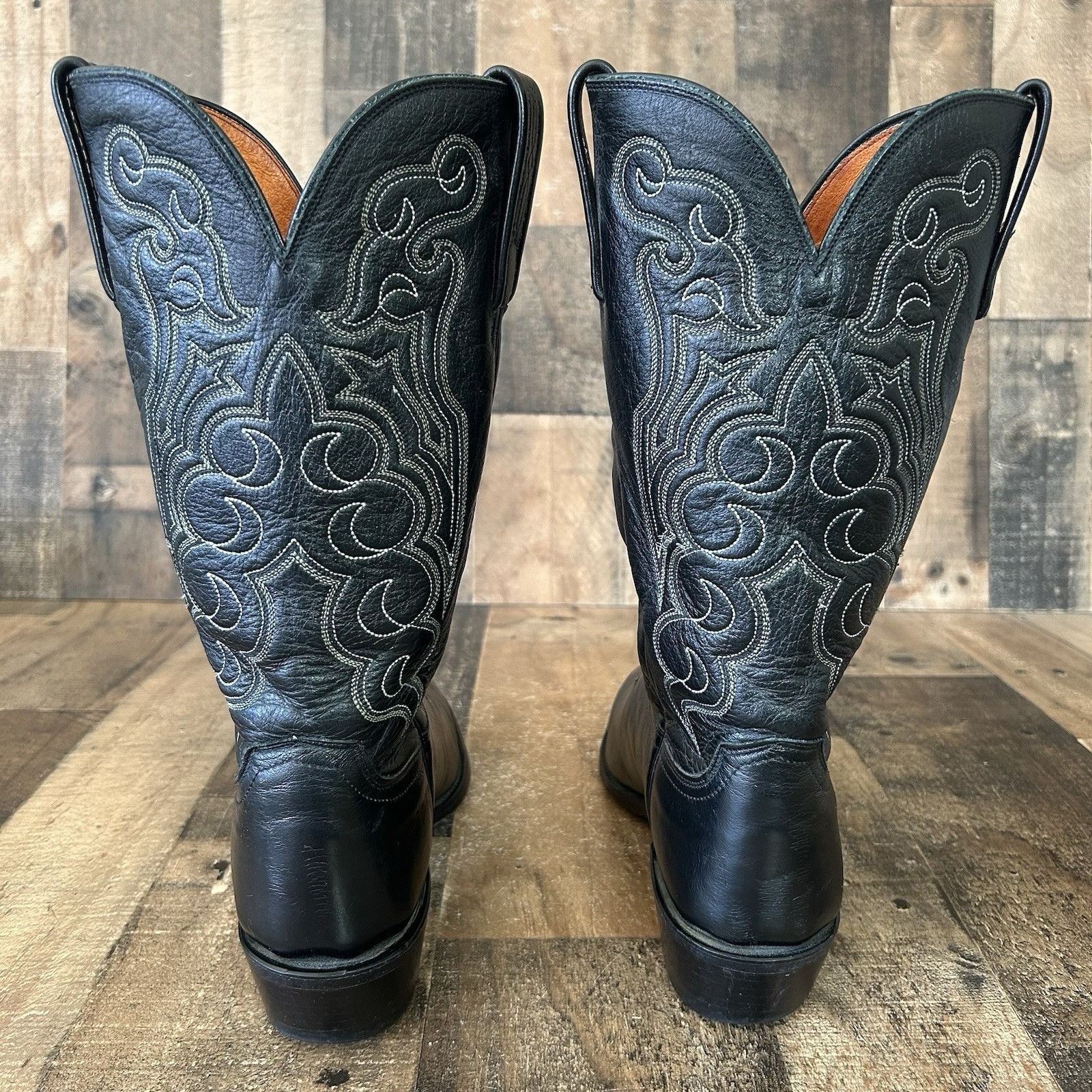 Lucchese Lucchese 1883 Black N1613J4 Western Cowboy Boots Mens 9 D Size US 9 / EU 42 - 10 Thumbnail