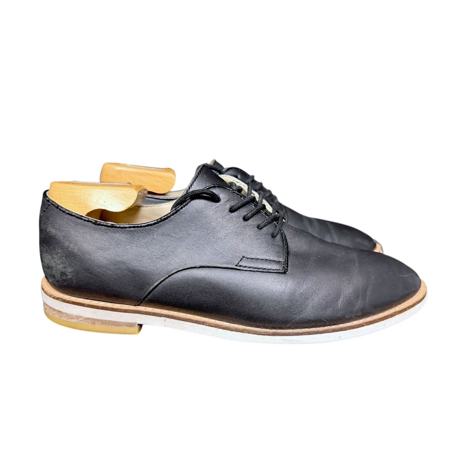 Calvin Klein Calvin Klein Men’s Oxford Black Work Dress Shoes Men's US 9 Size US 9 / EU 42 - 2 Thumbnail