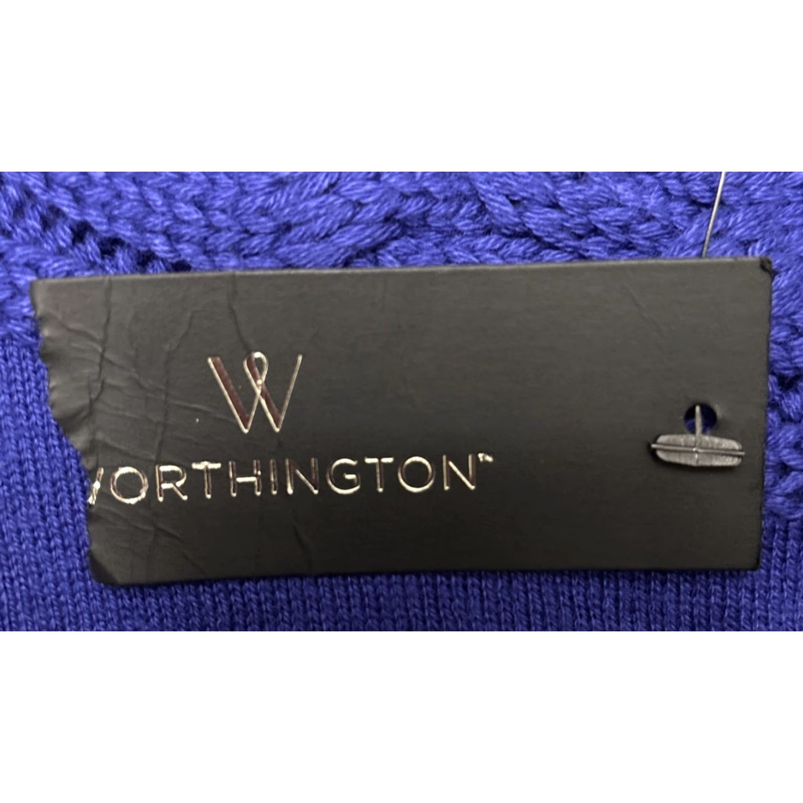 Worthington Worthington Shirt Womens XL Purple 3/4 Sleeve Knit Blouse Pullover VINTAGE N/A Size XL / US 12-14 / IT 48-50 - 7 Thumbnail