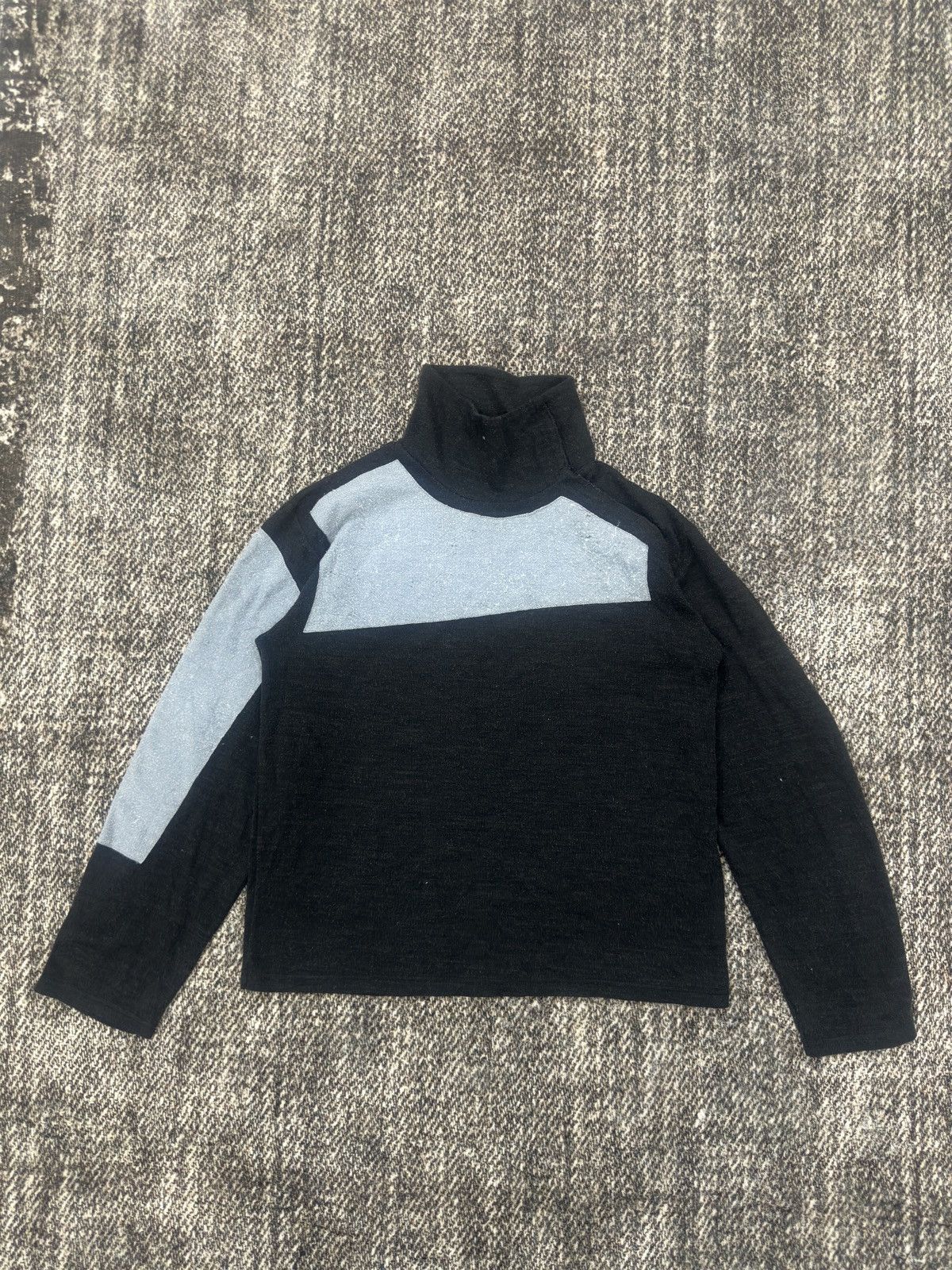 Japanese Brand × PPFM Turtle Neck Long Sleeve Shirt With Strap On Shoulder Size US S / EU 44-46 / 1 - 1 Thumbnail
