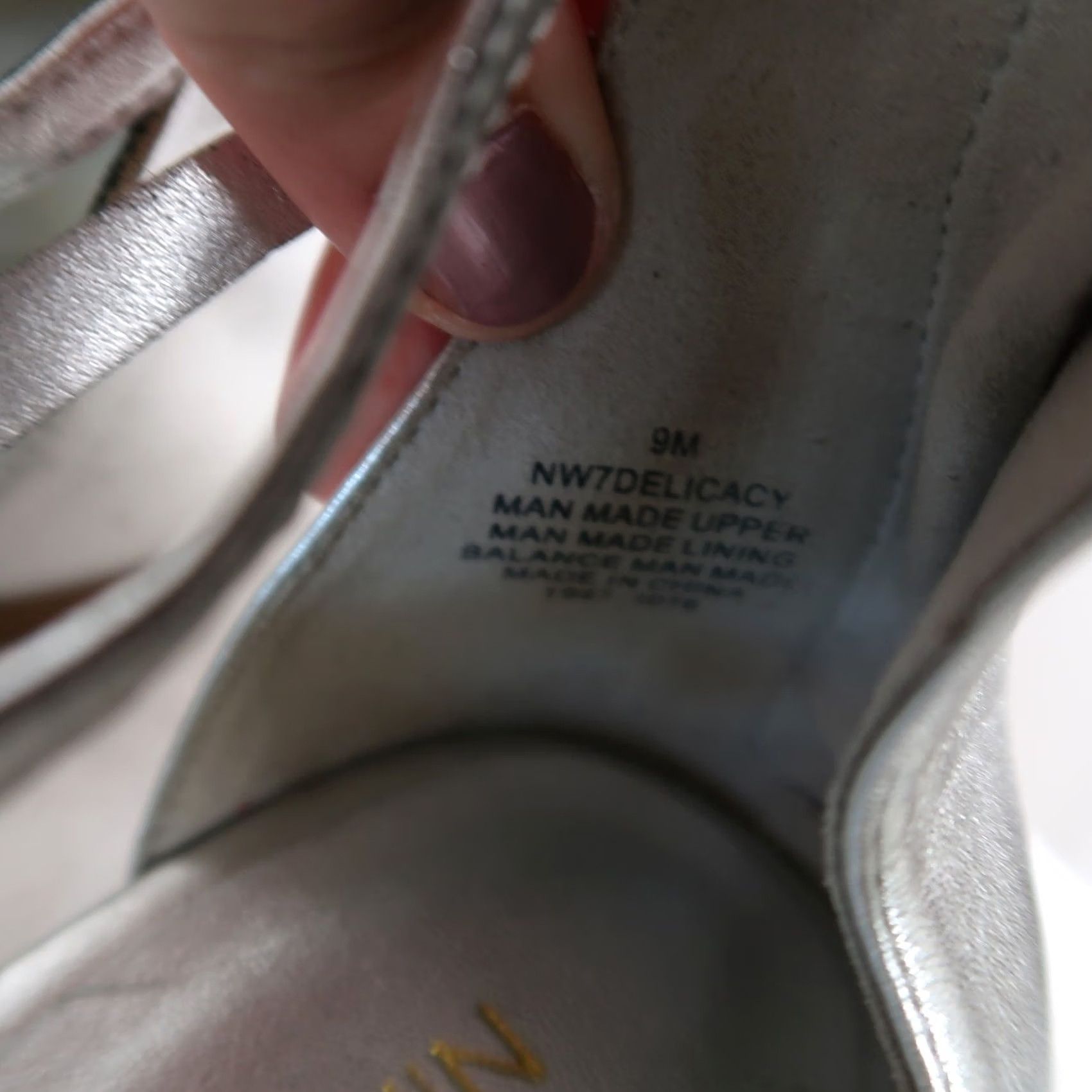 Nine West Nine West Delicacy Sandal Gladiator Flat Silver 9 Women Bohemian Casual Spring Summer Shoes Size US 9 / IT 39 - 6 Thumbnail