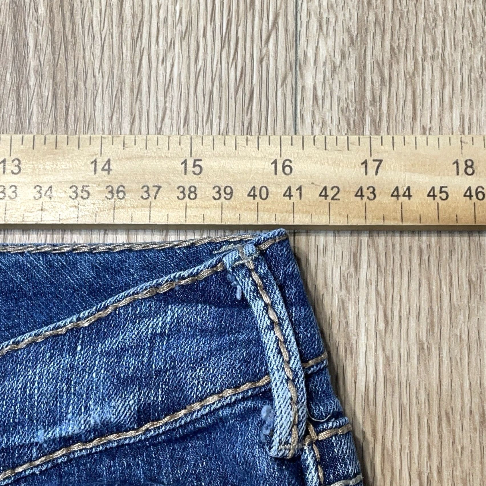 Vintage VINTAGE Artya Women’s Jeans Capri 9/10 Blue Casual Made in USA Size 30" / US 8 / IT 44 - 4 Thumbnail