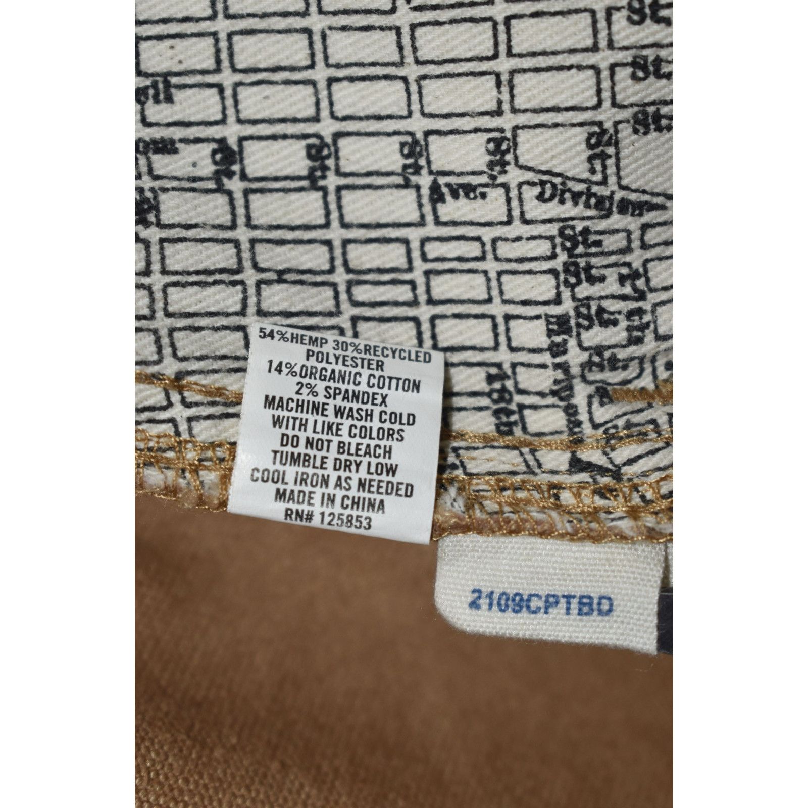 Taylor Stitch TAYLOR STITCH Boss Duck Button Fly Chino Pants Size 33 Size US 33 - 6 Thumbnail