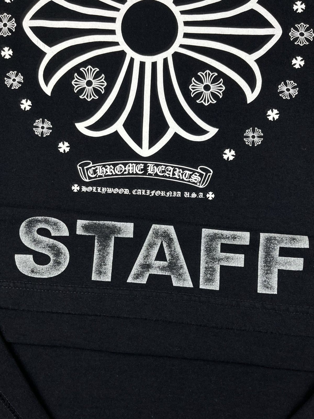 Chrome Hearts Chrome Hearts Vintage Staff Cross Logo Longsleeve Tshirt Size US XL / EU 56 / 4 - 3 Thumbnail