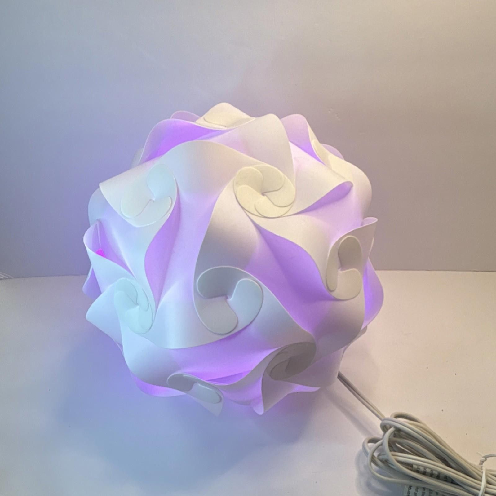 The Unbranded Brand Modern Color Changing Puzzle Lamp, Corded, Plastic Size ONE SIZE - 5 Thumbnail