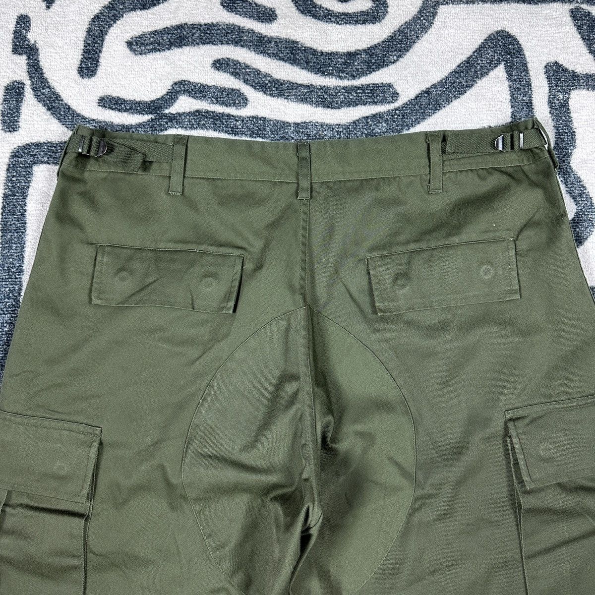 Vintage Rothco Ultra Force Military Green Cargo Pants Size 34 Size US 34 / EU 50 - 6 Thumbnail