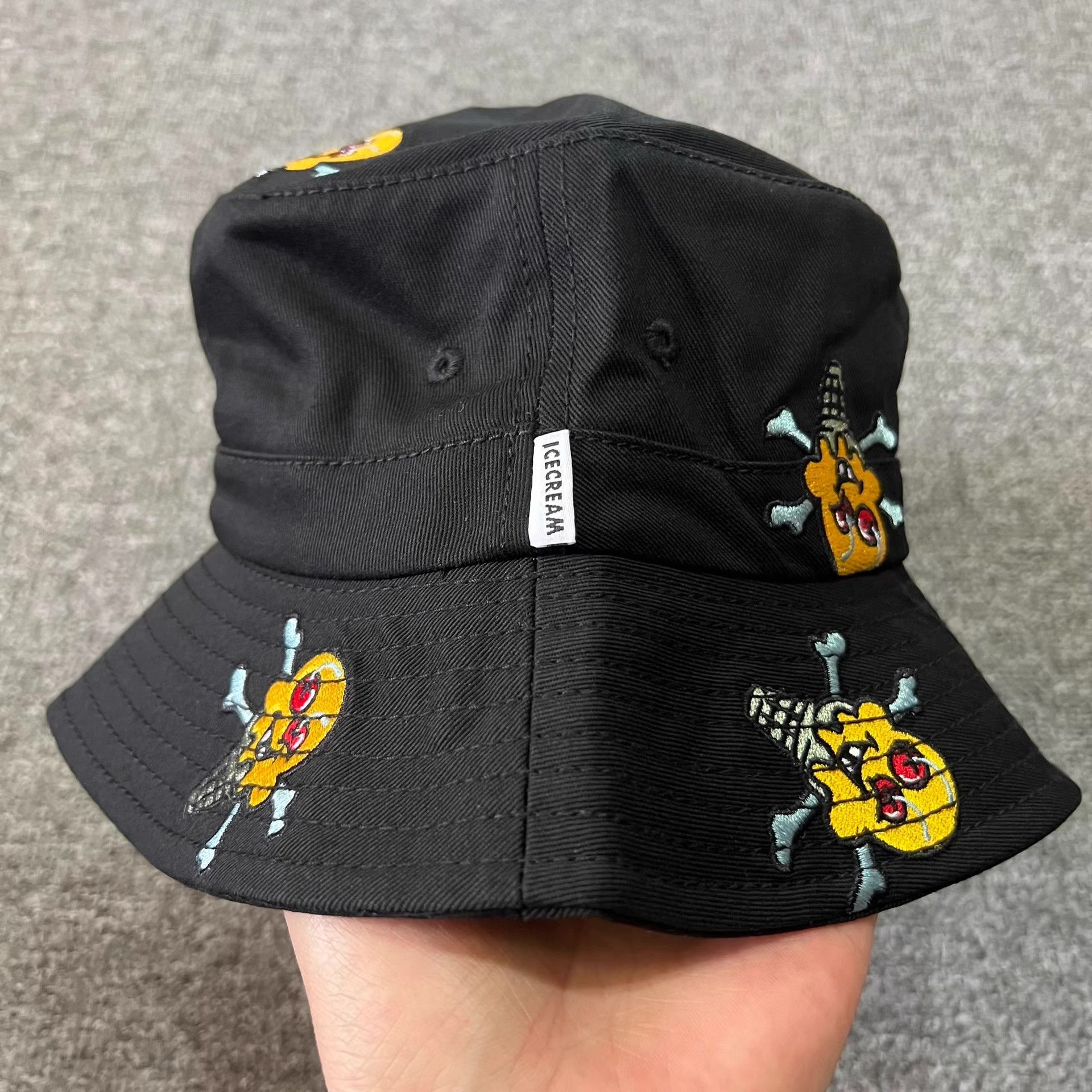 Billionaire Boys Club BBC ICECREAM Cherry Ice Cream Embroidered Bucket Hat Q7 Size ONE SIZE - 3 Thumbnail